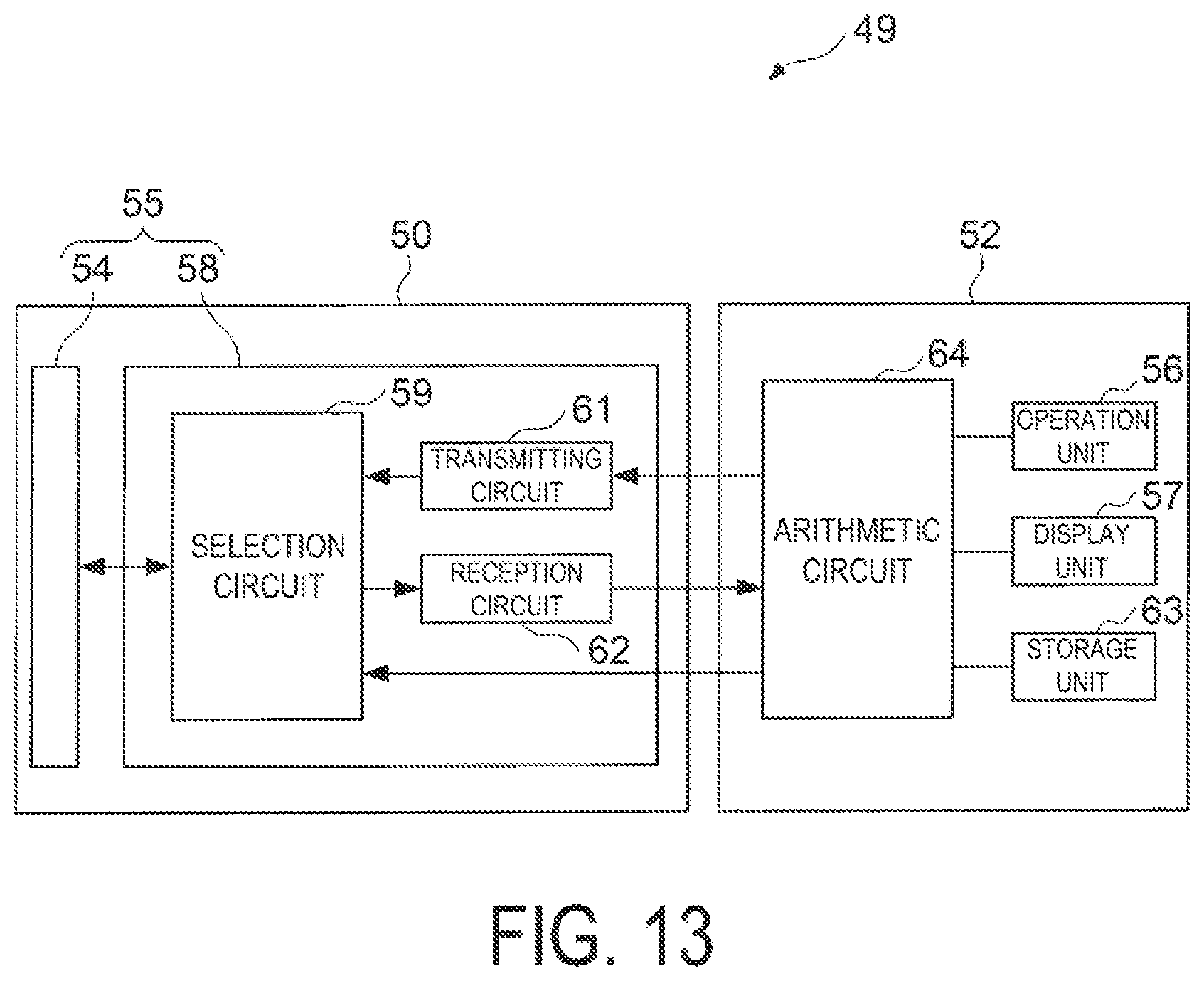 Patent US12350711 Figure 13 – Ultrasonic element and ultrasonic device