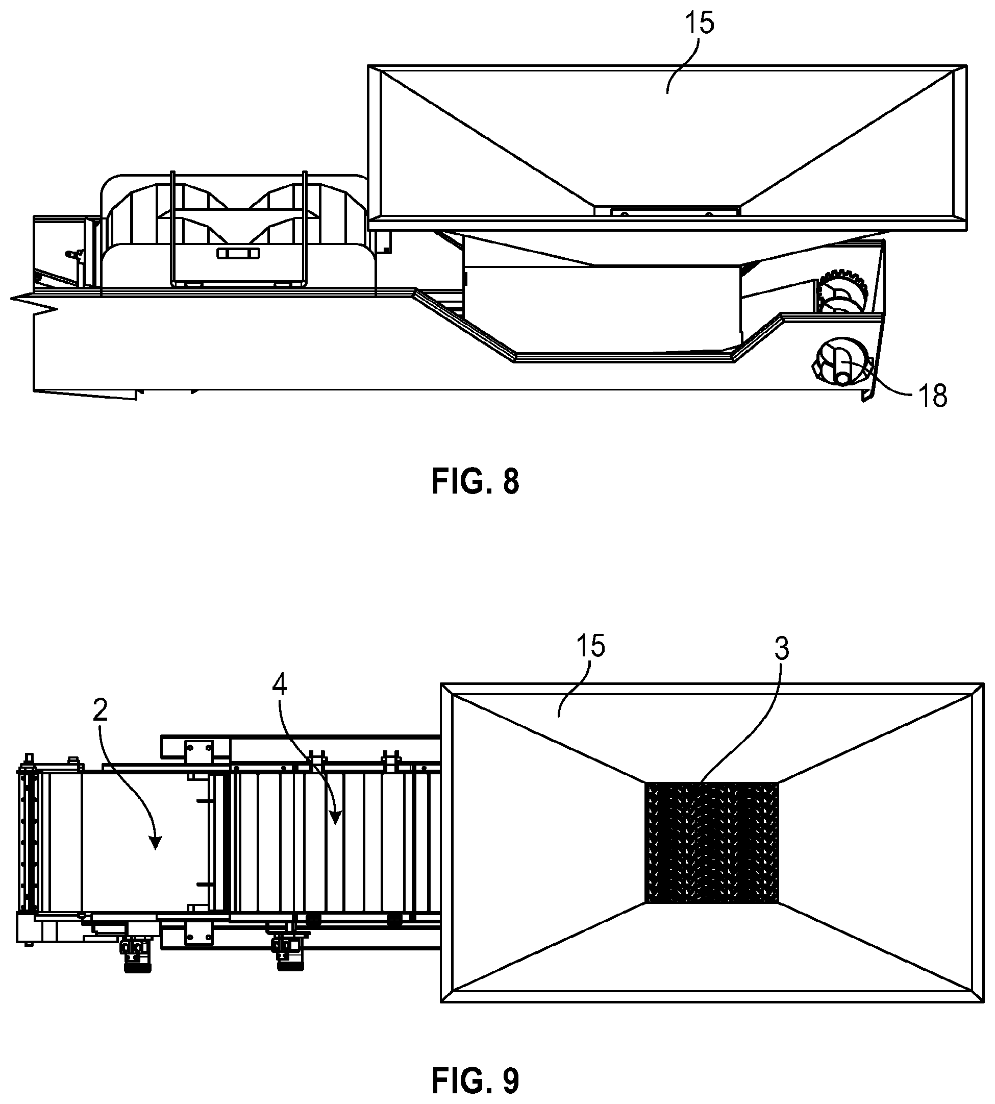 Patent US12350712 Figure 6 – Apparatus for sorting and removing contaminating matter from mechanically harvested fruit