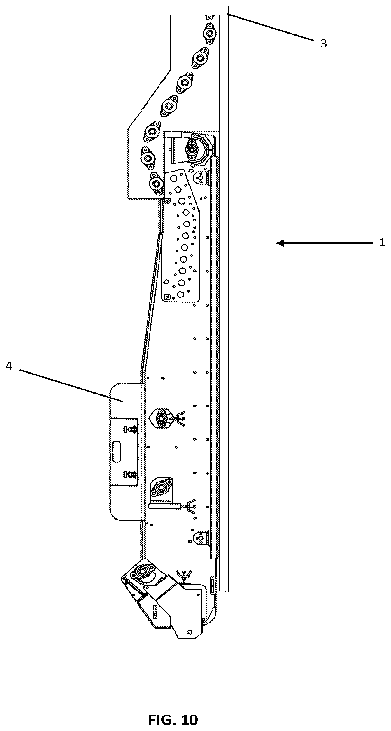 Patent US12350712 Figure 7 – Apparatus for sorting and removing contaminating matter from mechanically harvested fruit