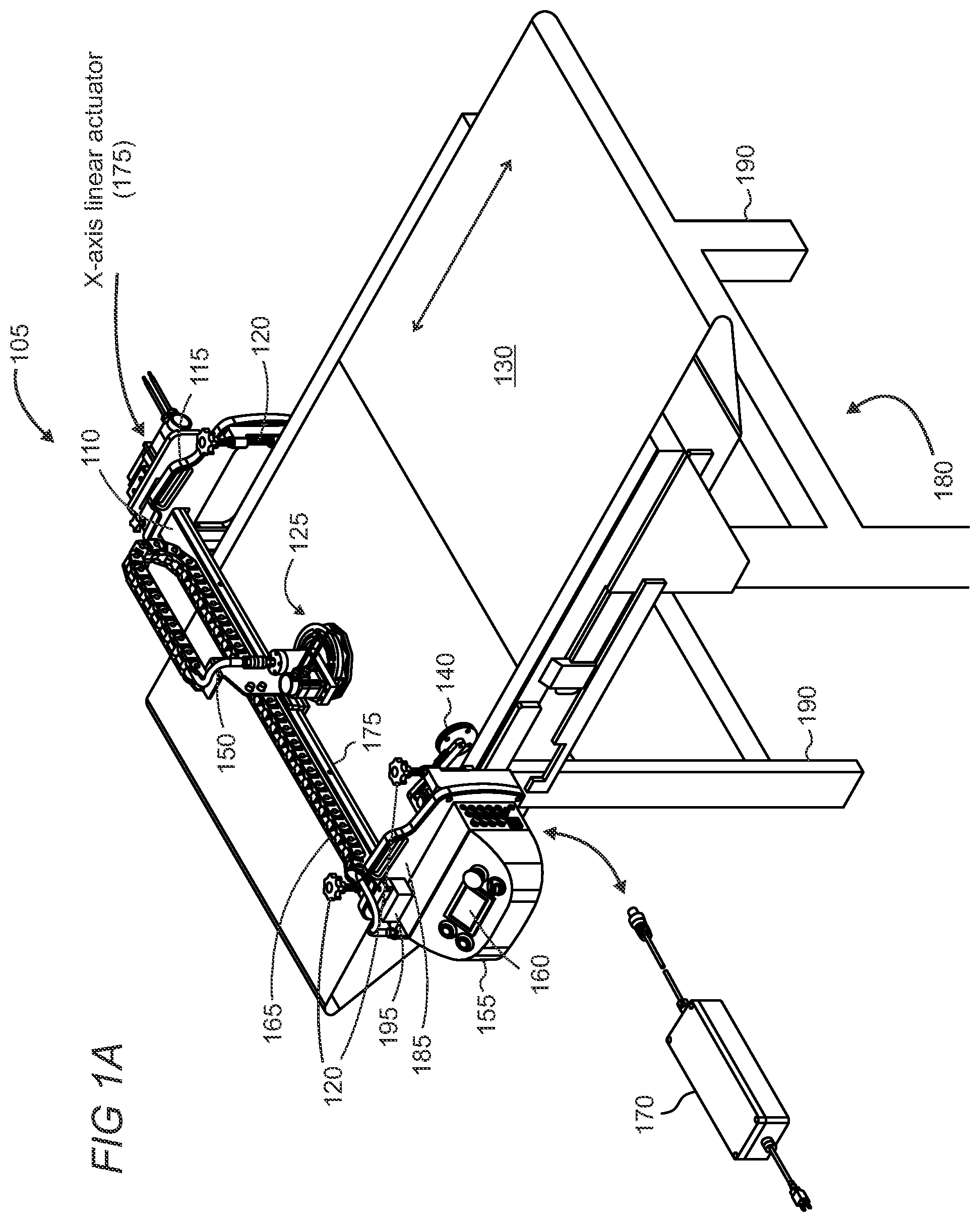 Patent US12350718 Figure 1 – Waterproofing of a modular head cleaning system