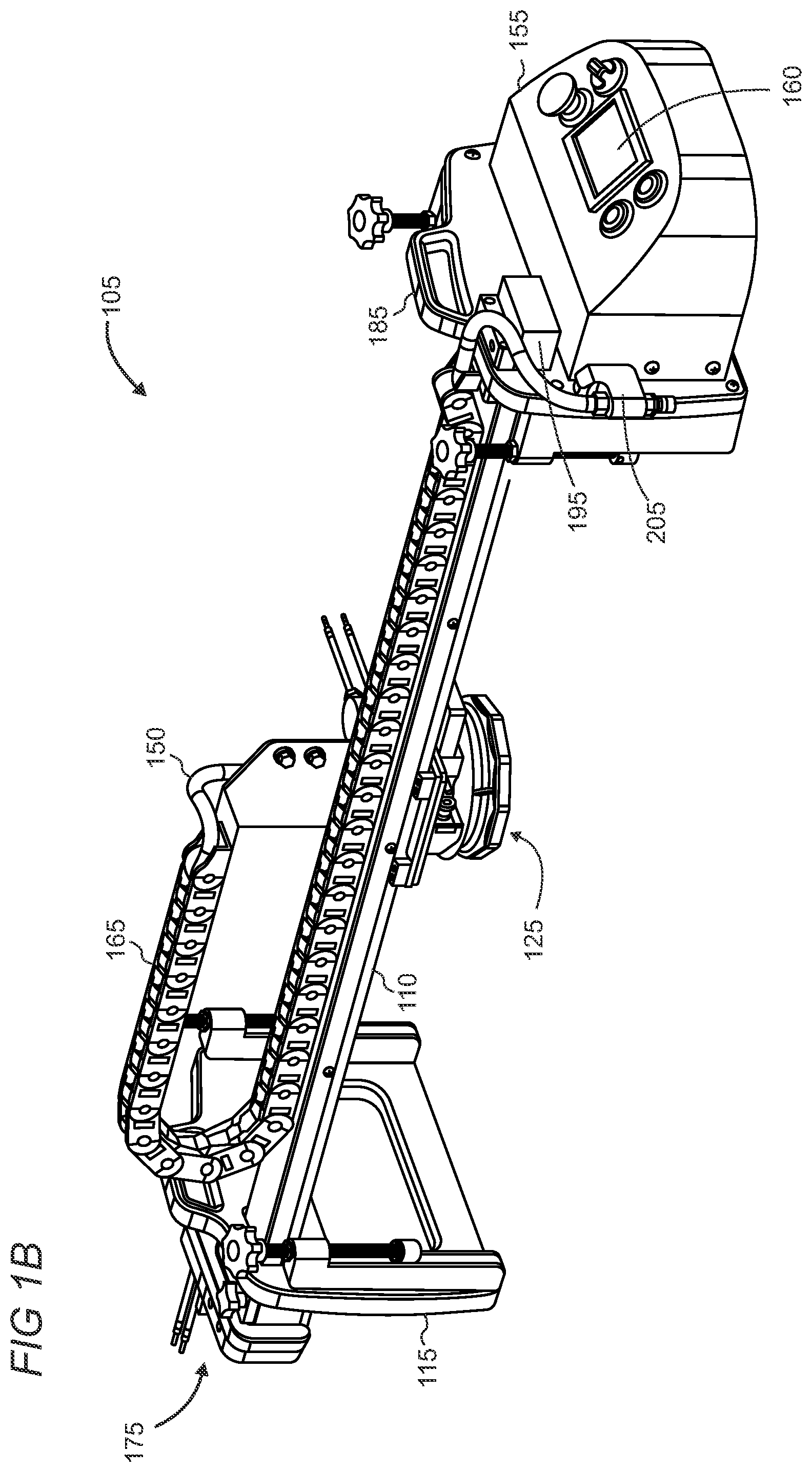 Patent US12350718 Figure 2 – Waterproofing of a modular head cleaning system
