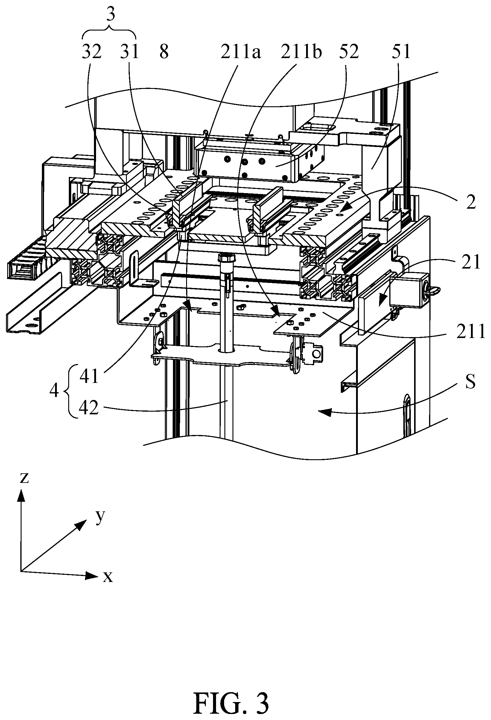 Patent US12350719 Figure 3 – Drawer-replaced cleaning apparatus