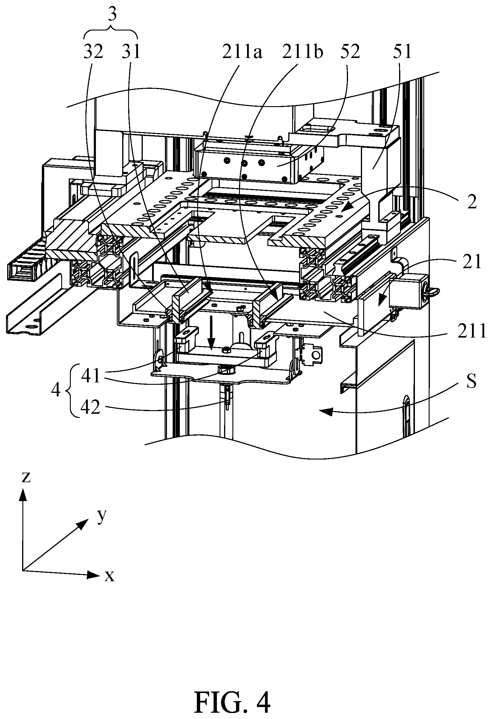Patent US12350719 Figure 4 – Drawer-replaced cleaning apparatus