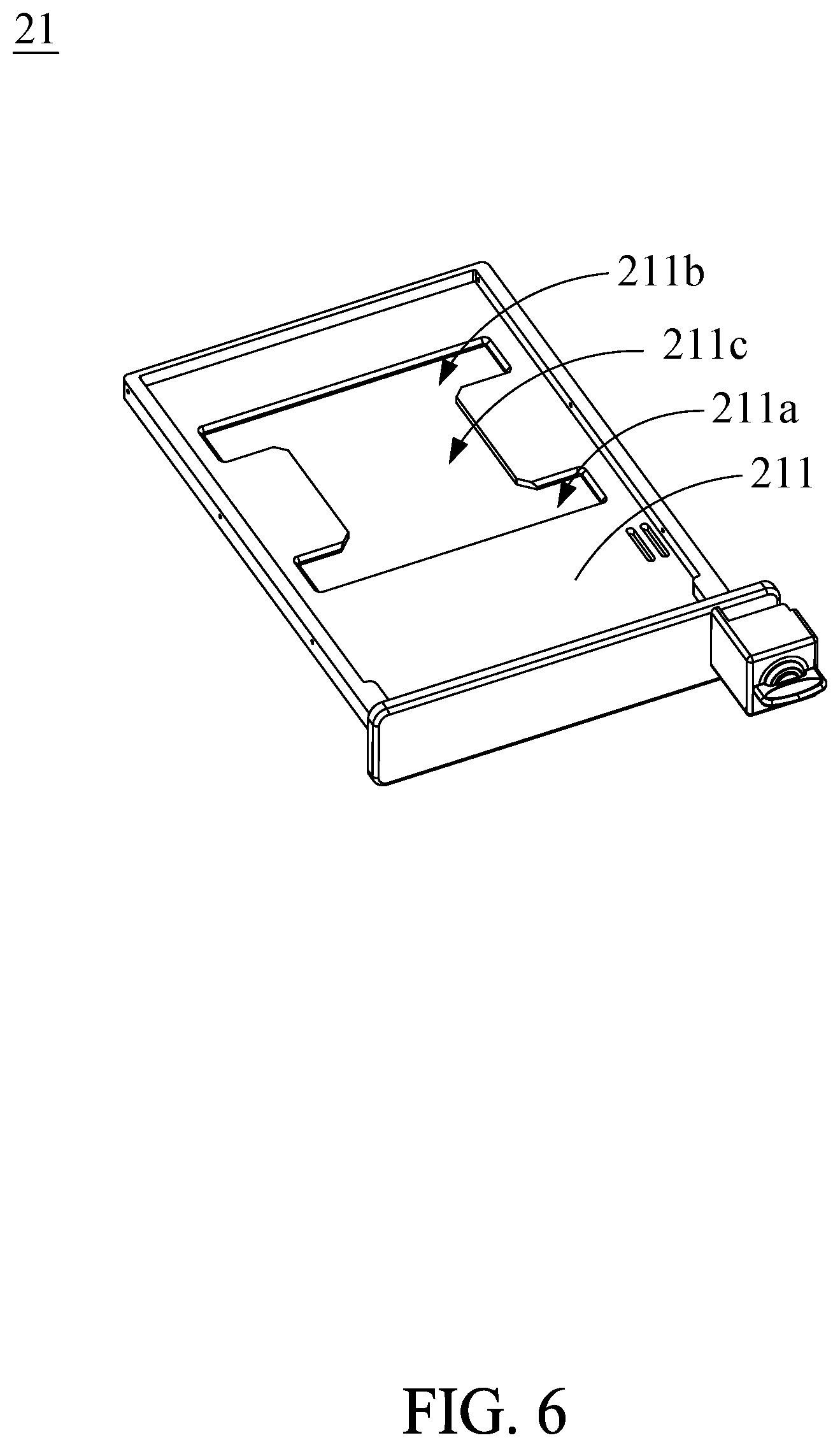 Patent US12350719 Figure 6 – Drawer-replaced cleaning apparatus