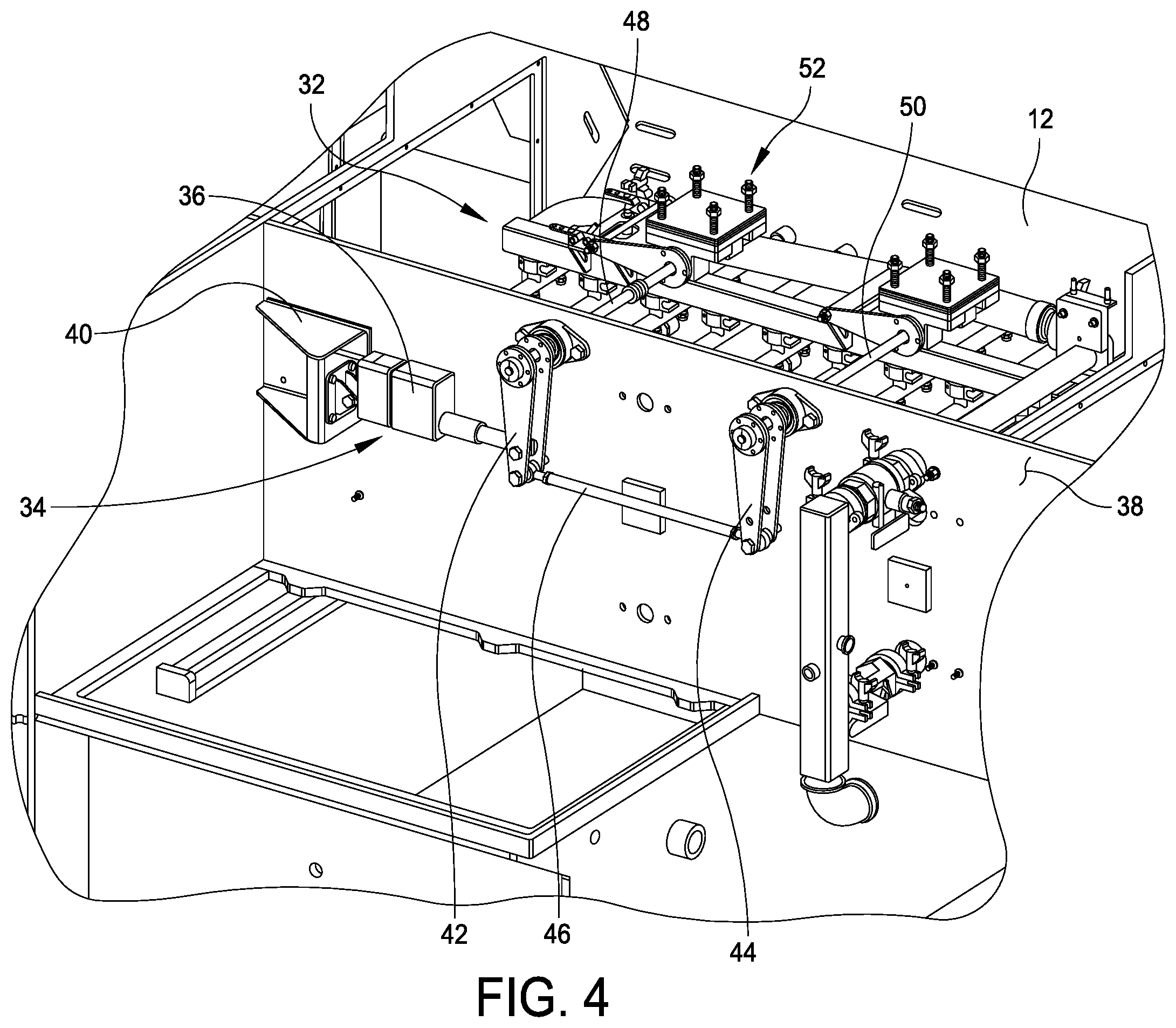 Patent US12350720 Figure 4 – Adjustable height spray system for cleaner