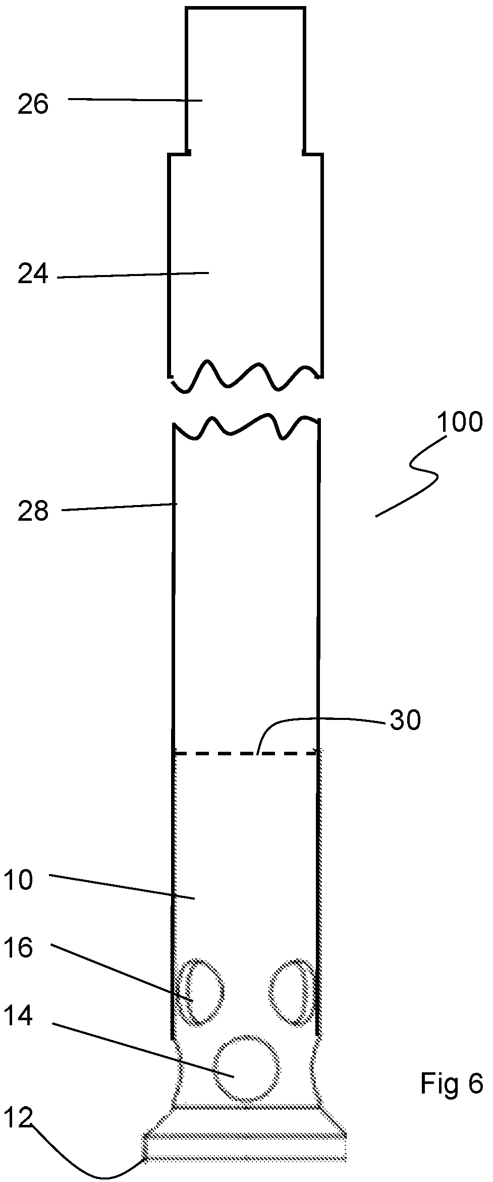 Patent US12350722 Figure 3 – Tapping point clearing apparatus