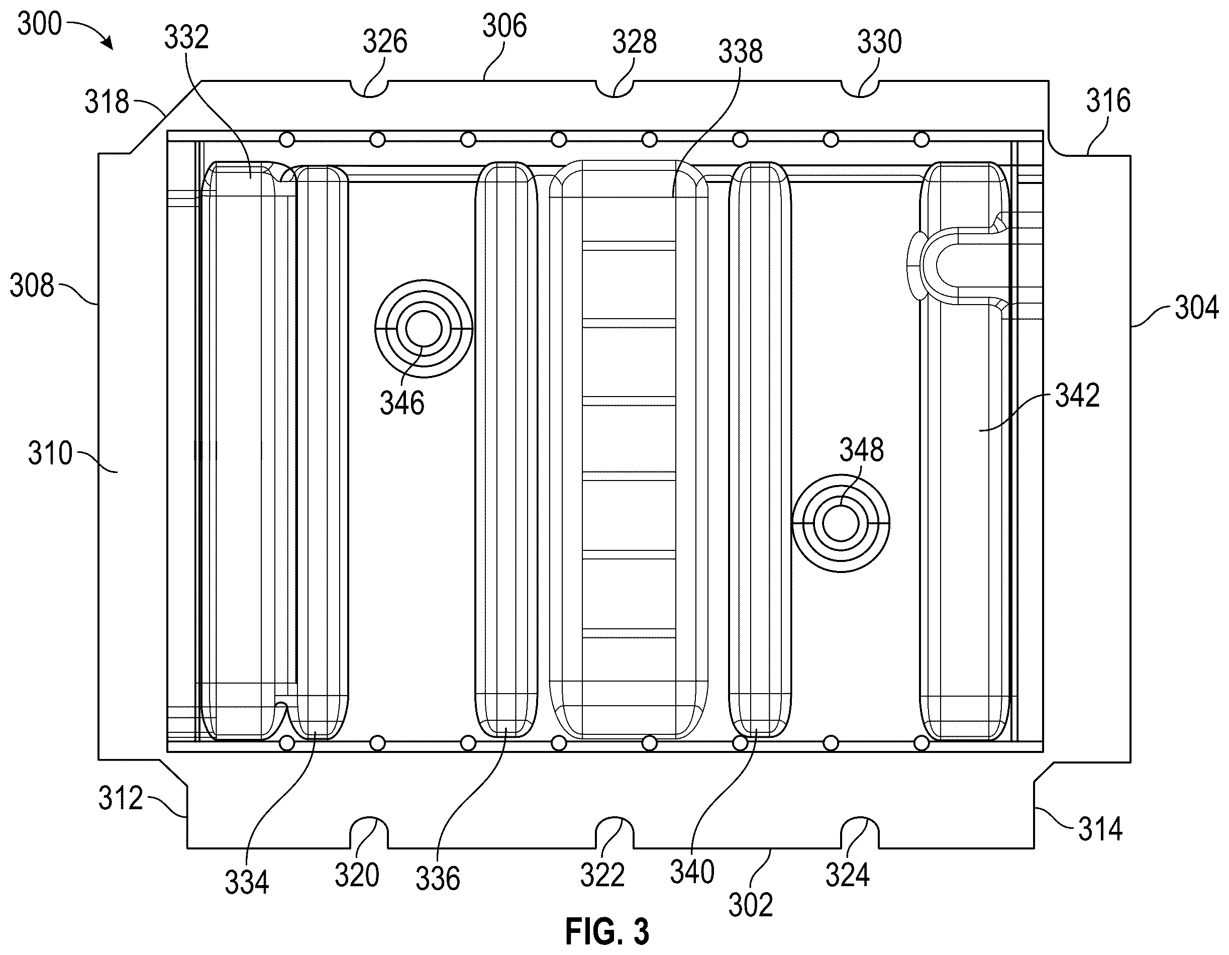 Patent US12350725 Figure 3 – Components produced from metallic blanks and methods for producing the same