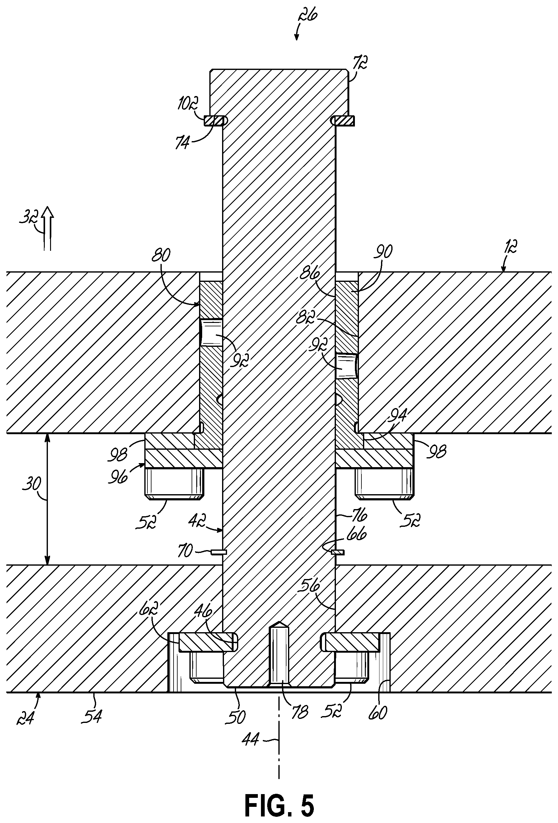 Patent US12350729 Figure 5 – Stamping dies and guided retainer devices for use in same