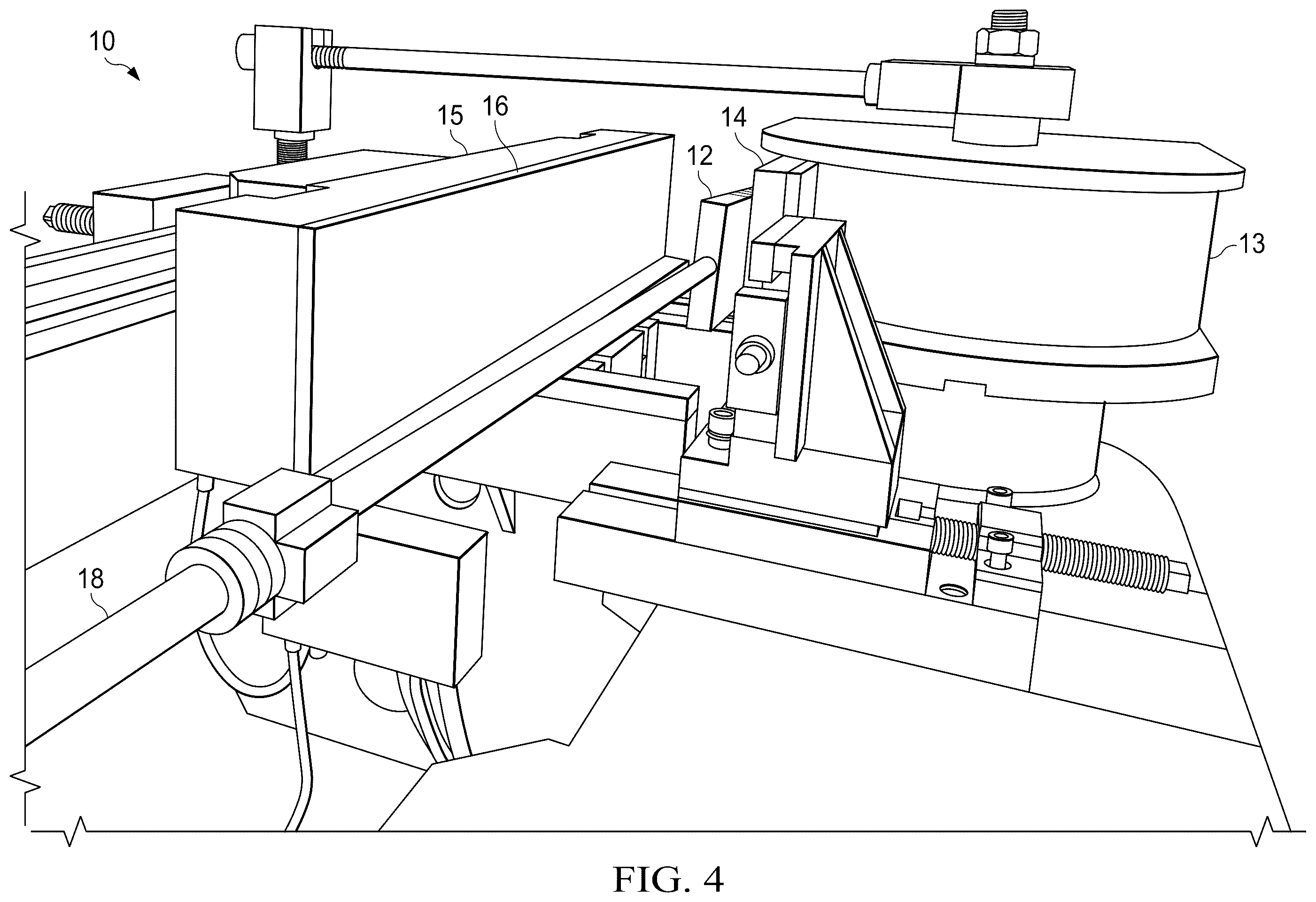 Patent US12350730 Figure 4 – Bending mandril comprising ultra high molecular weight material, related bending machines, systems, and methods