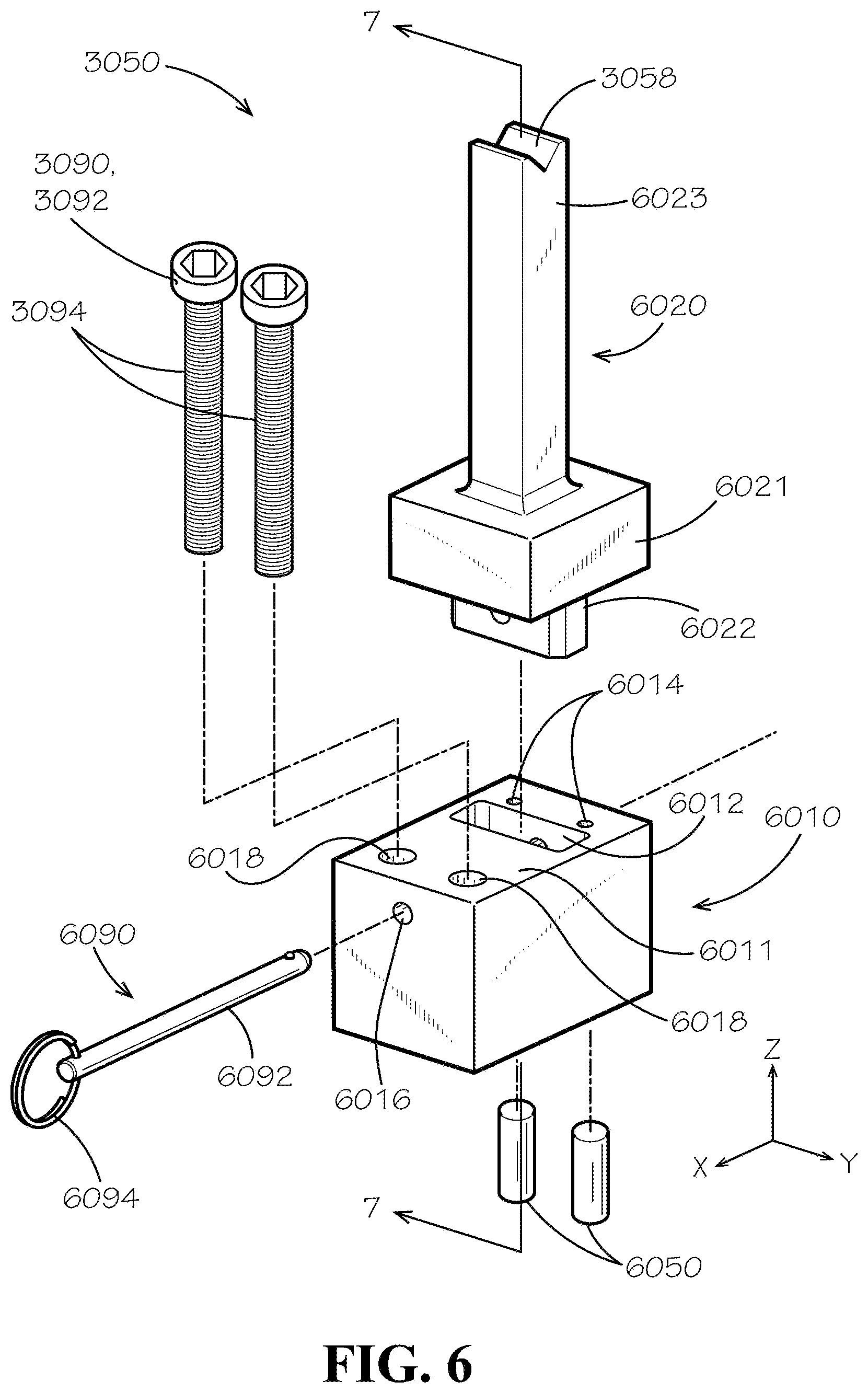 Patent US12350736 Figure 5 – Part tree support system