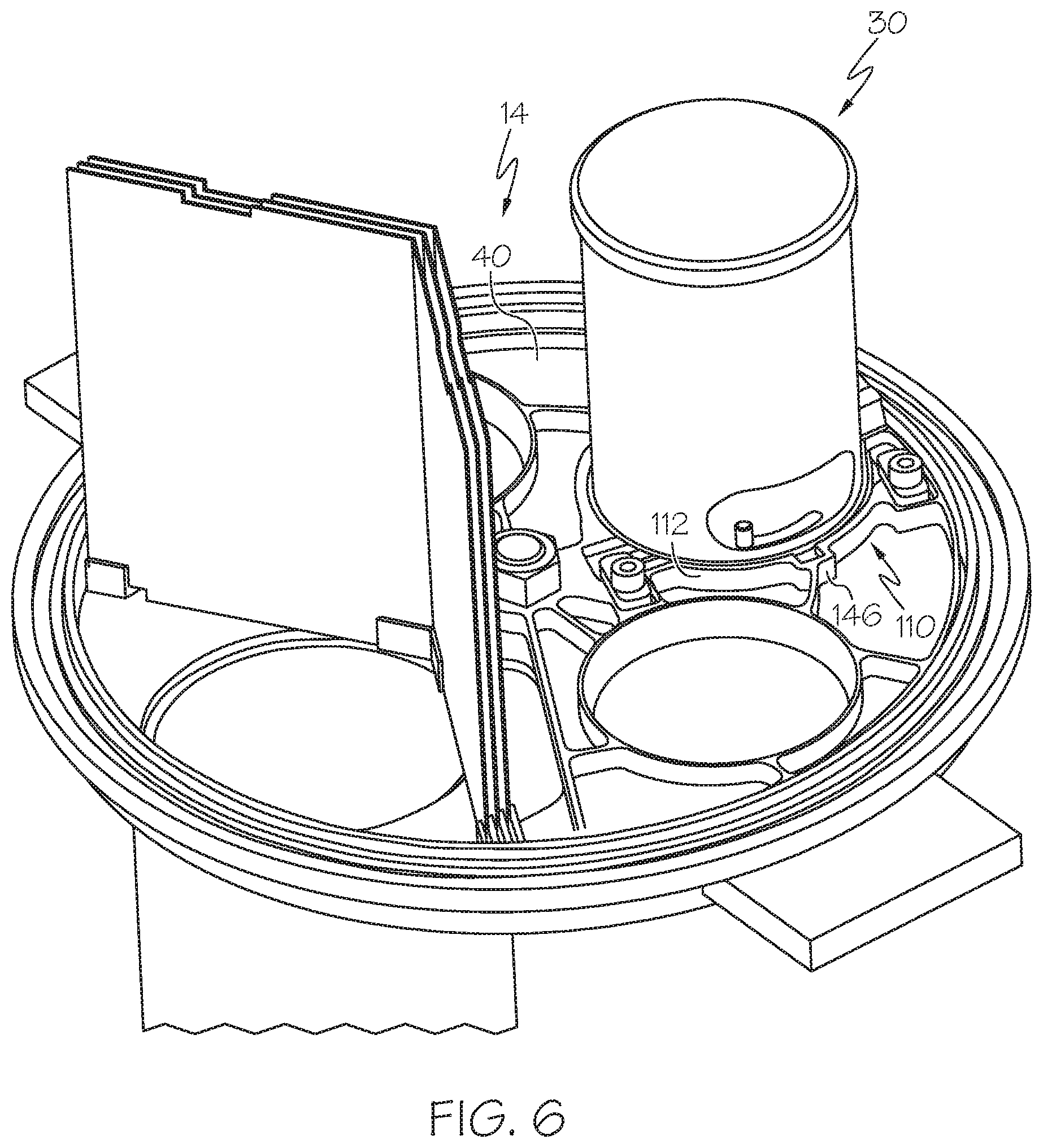 Patent US12350739 Figure 5 – Additive manufacturing apparatuses with separable process chamber housing portions and methods of use