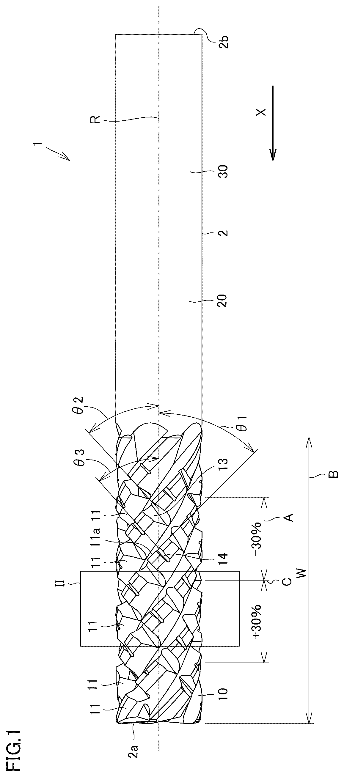 Patent US12350745 Figure 1 – Cutting tool