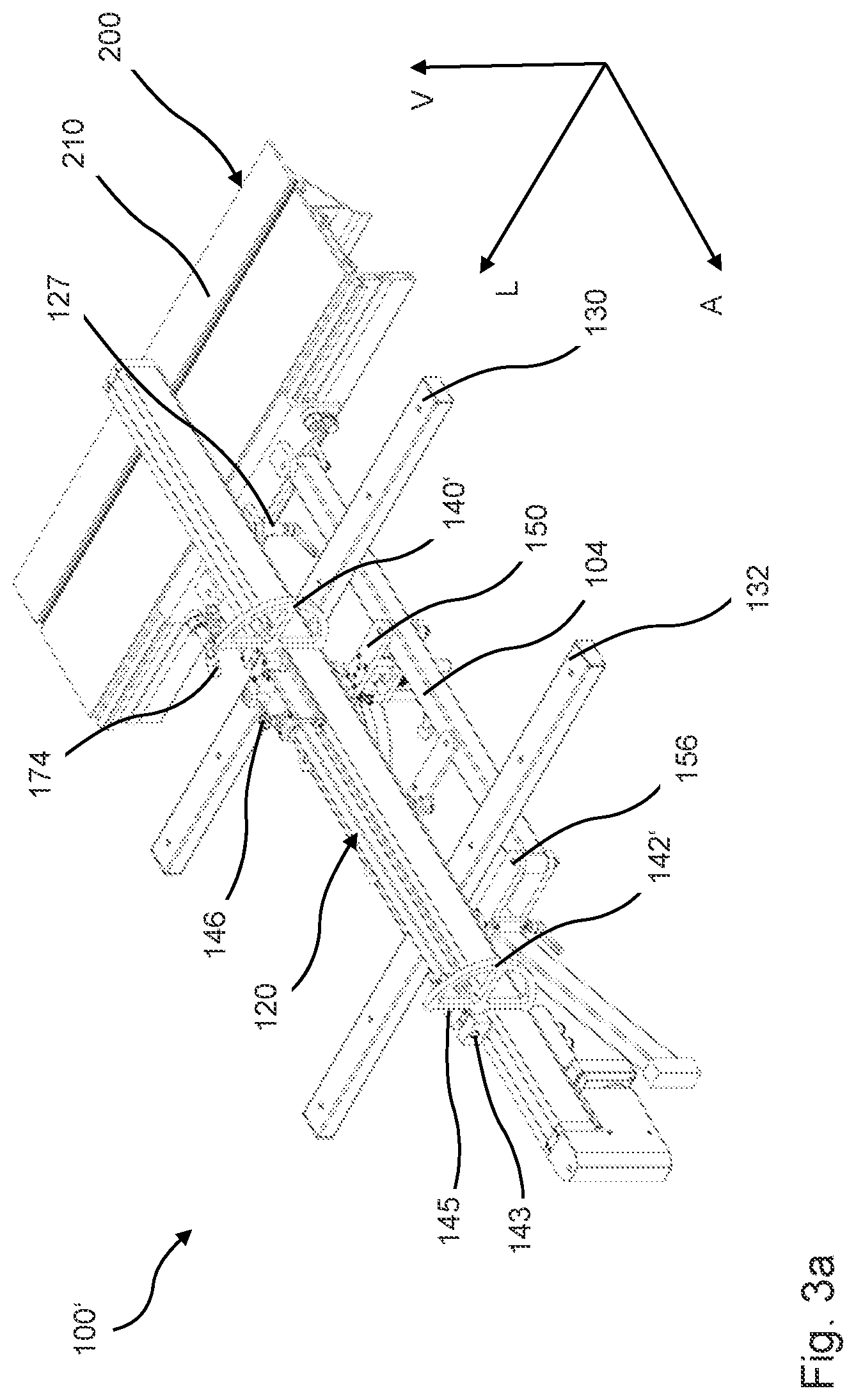 Patent US12350746 Figure 3 – Transversal table for a woodworking machine and woodworking machine having such a transversal table, and method for controlling a woodworking machine