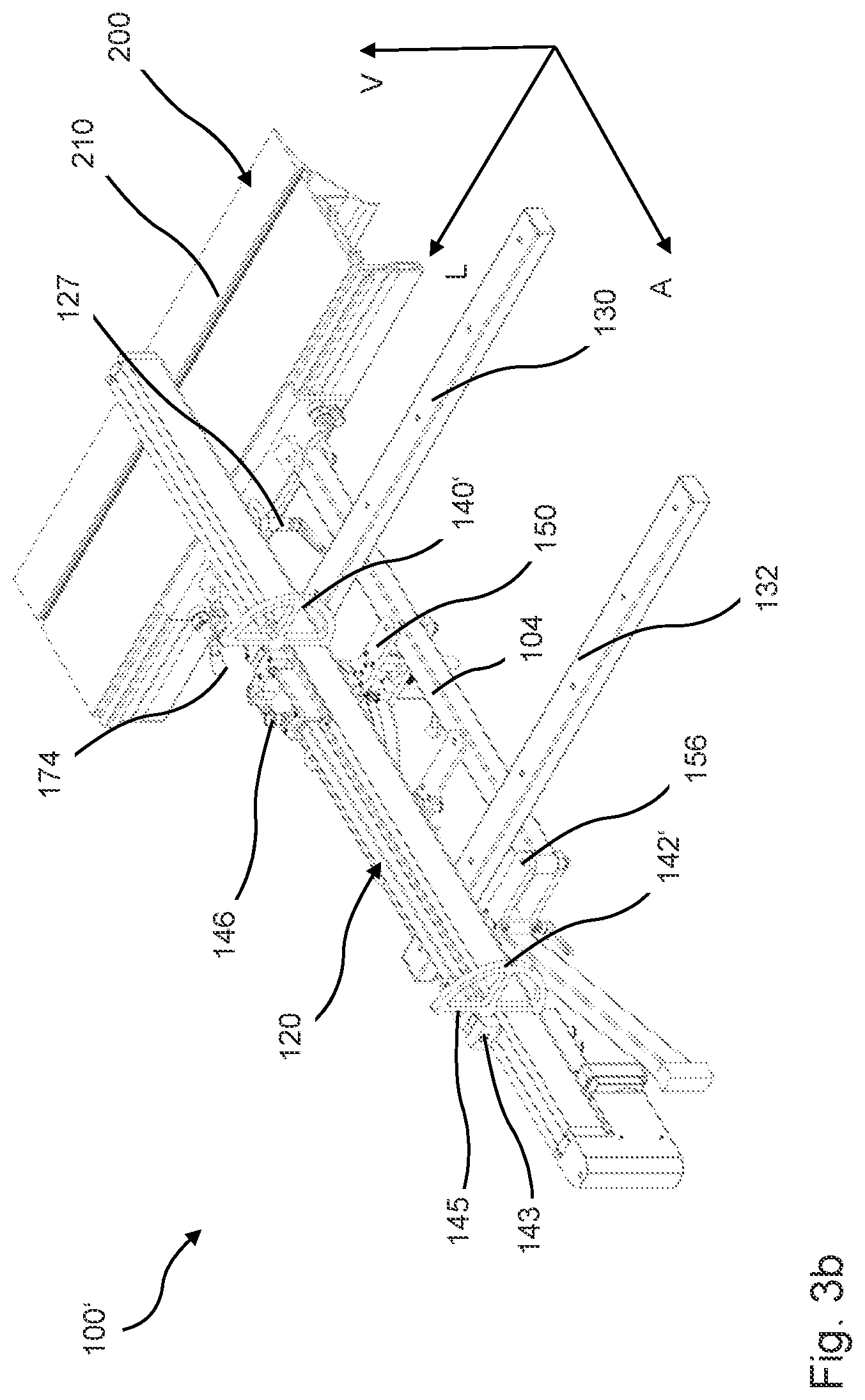 Patent US12350746 Figure 4 – Transversal table for a woodworking machine and woodworking machine having such a transversal table, and method for controlling a woodworking machine