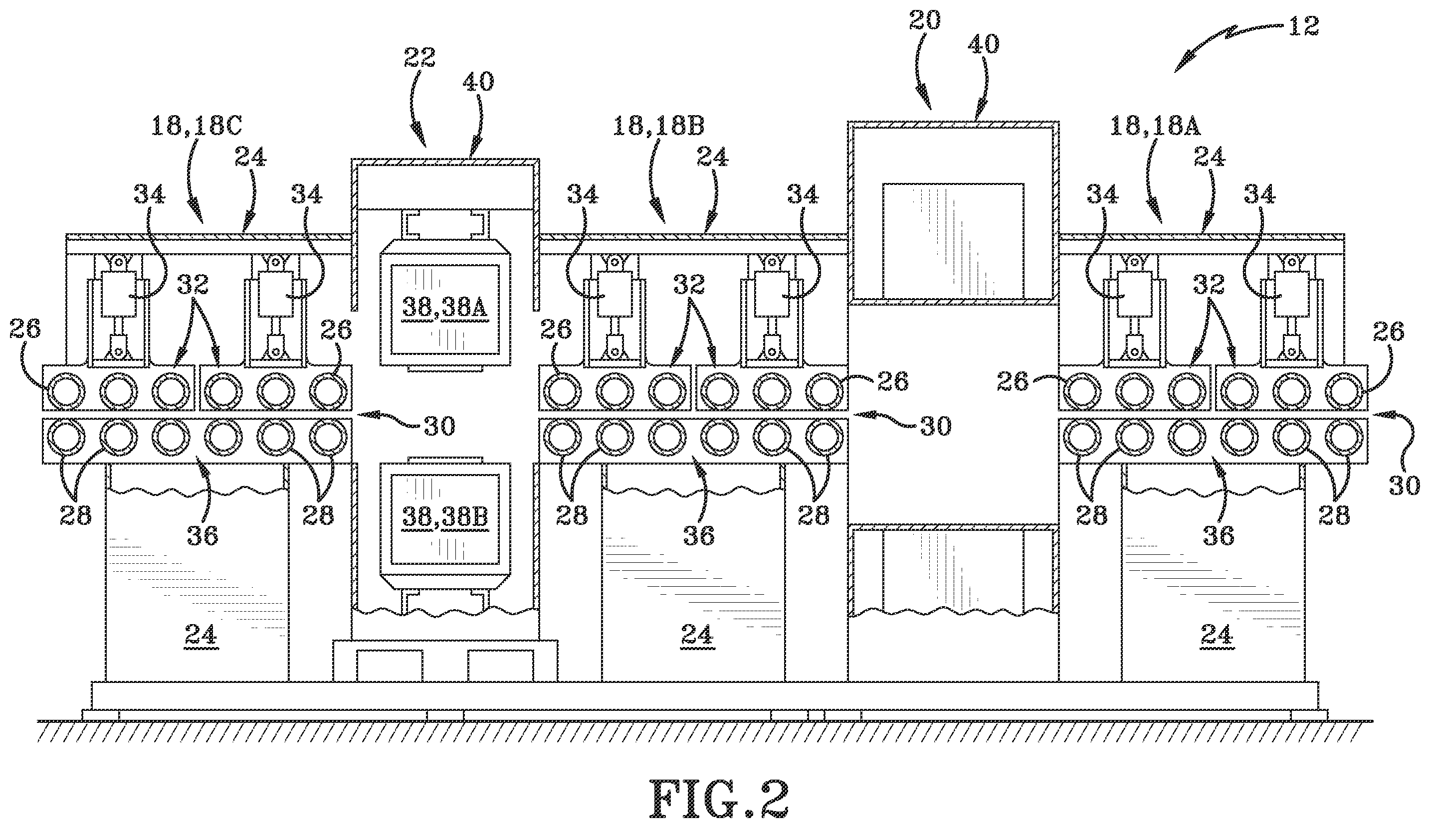 Patent US12350747 Figure 2 – Inline scanning and cutting assembly and method of operation