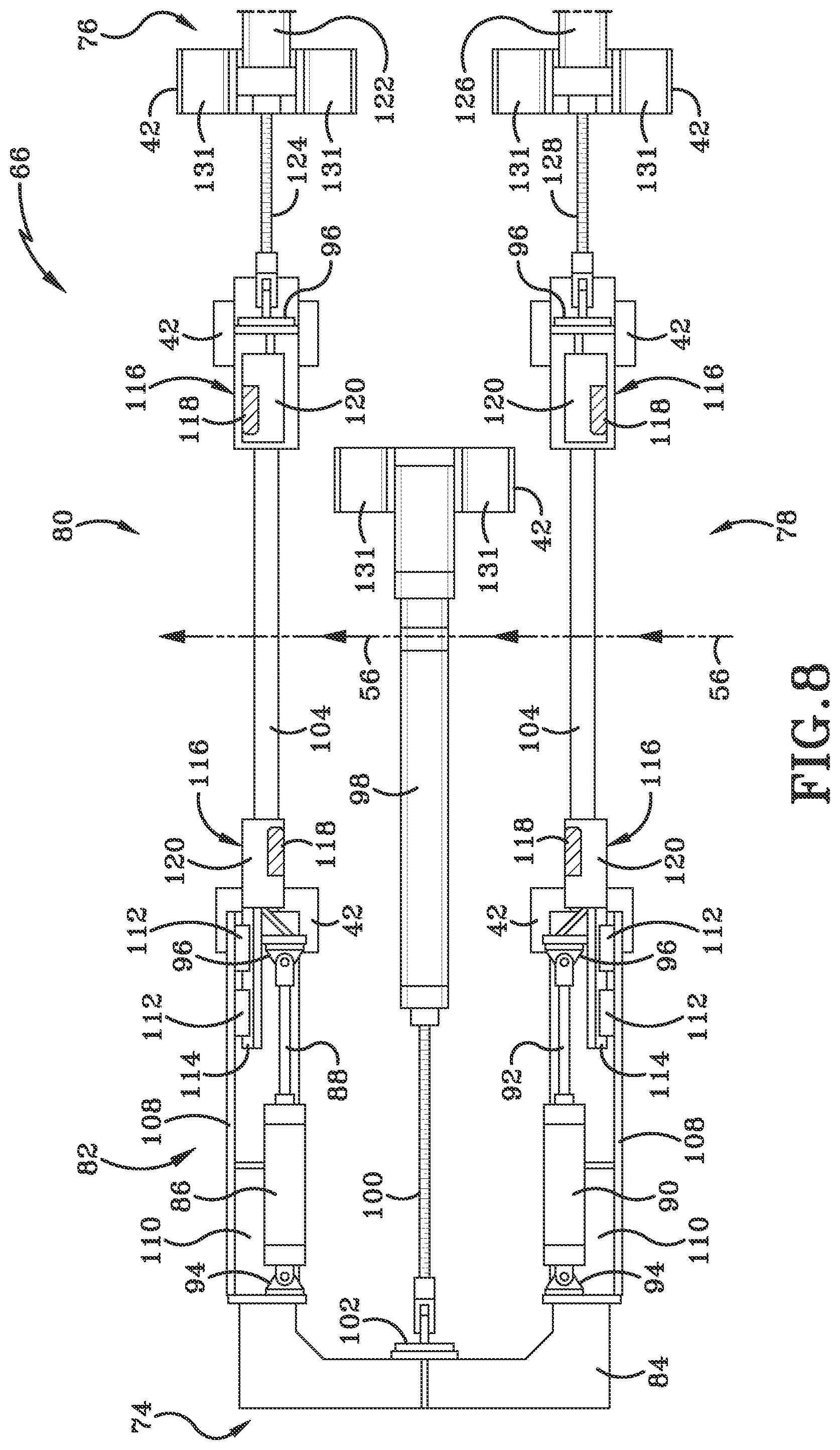 Patent US12350747 Figure 8 – Inline scanning and cutting assembly and method of operation