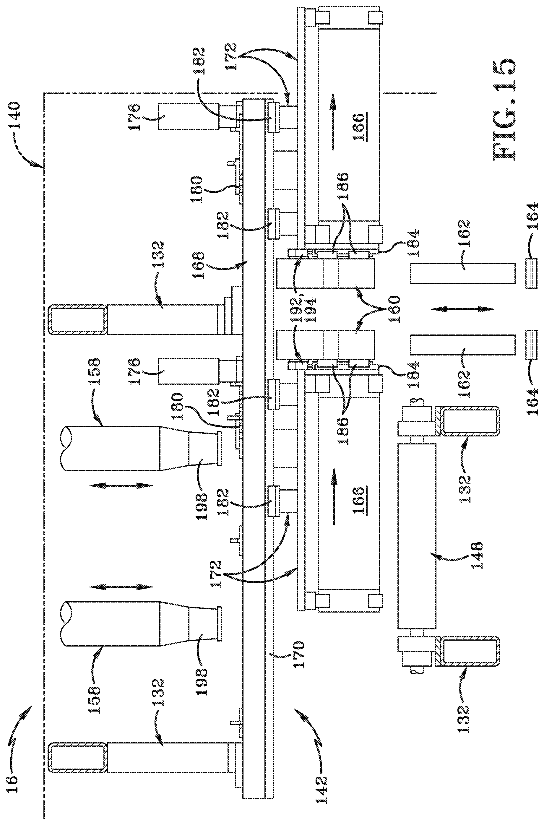 Patent US12350747 Figure 15 – Inline scanning and cutting assembly and method of operation