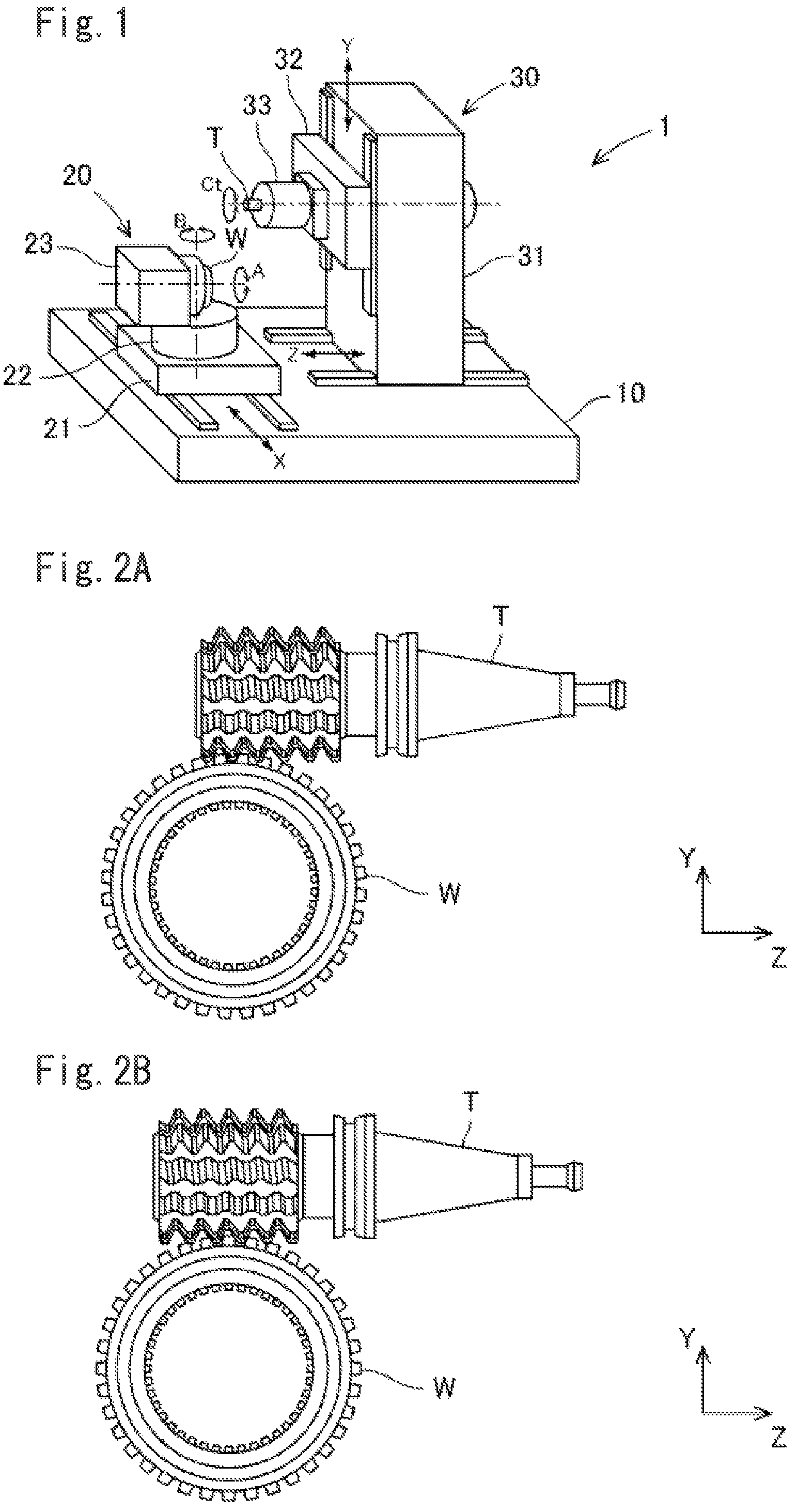 Patent US12350749 — Gear machining apparatus — Figure 1