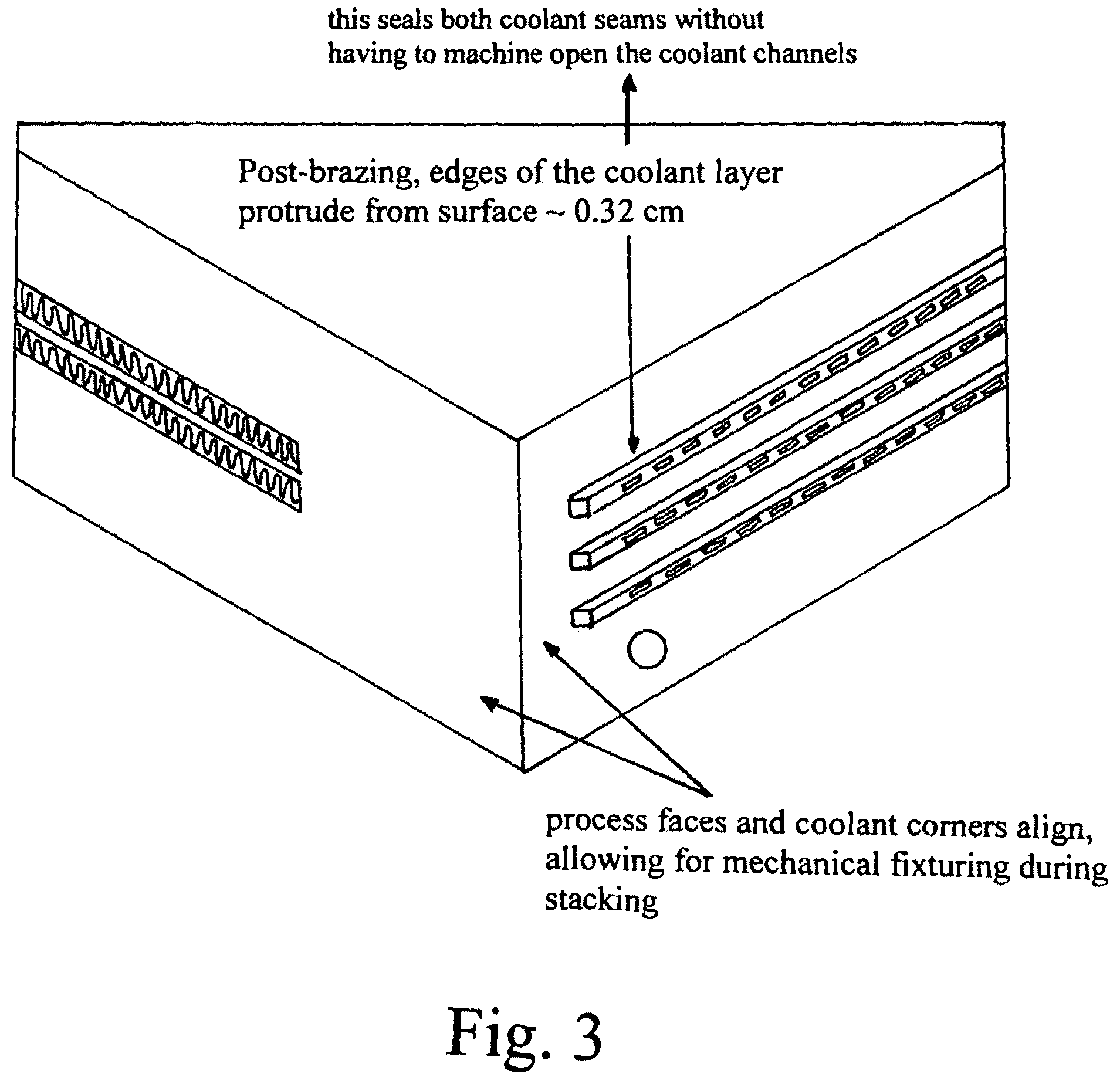 Patent US12350751 Figure 3 – Welded, laminated apparatus, methods of making, and methods of using the apparatus