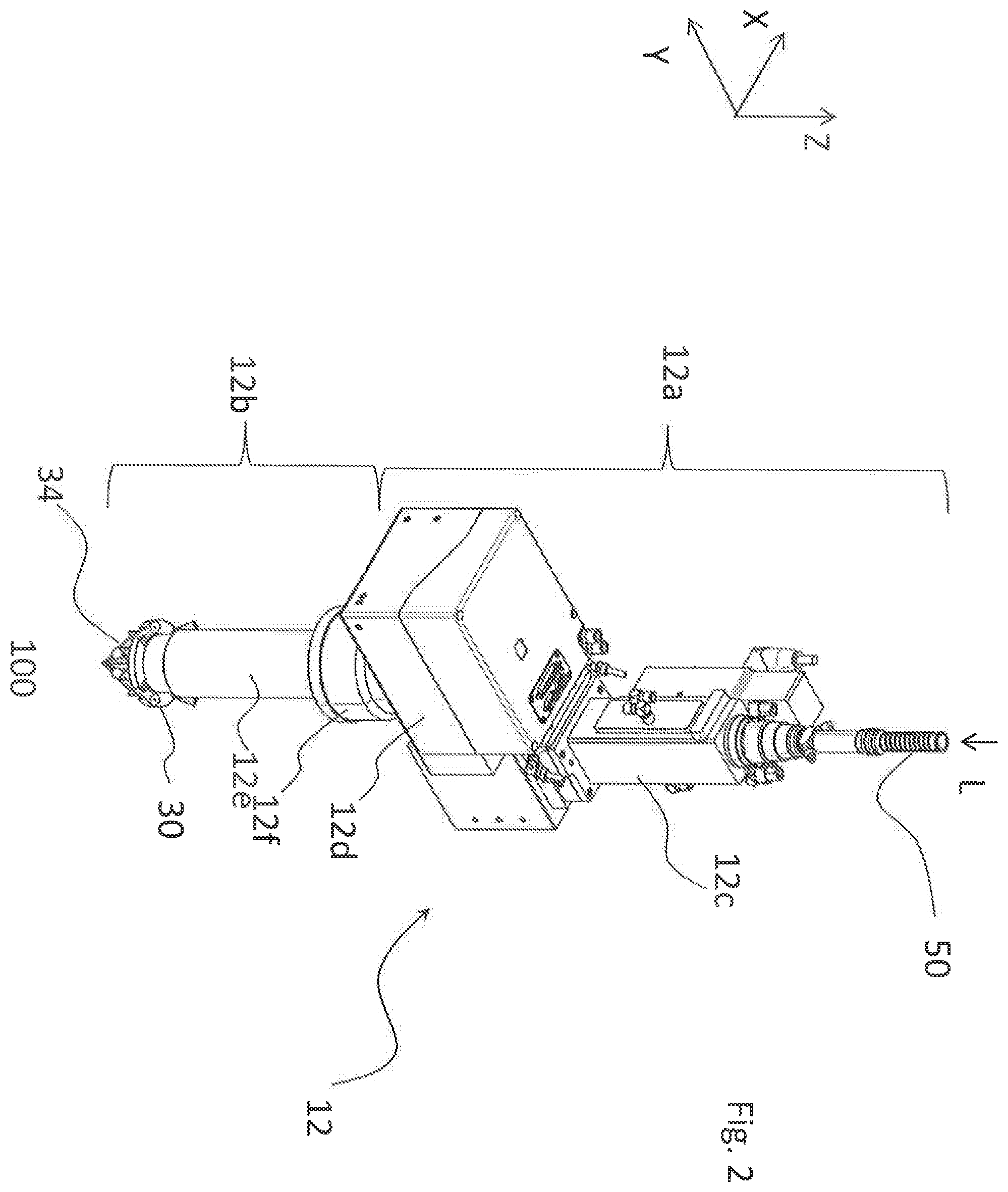 Patent US12350756 Figure 2 – Laser operating machine for additive manufacturing by laser thermal treatment, in particular by fusion, and corresponding method