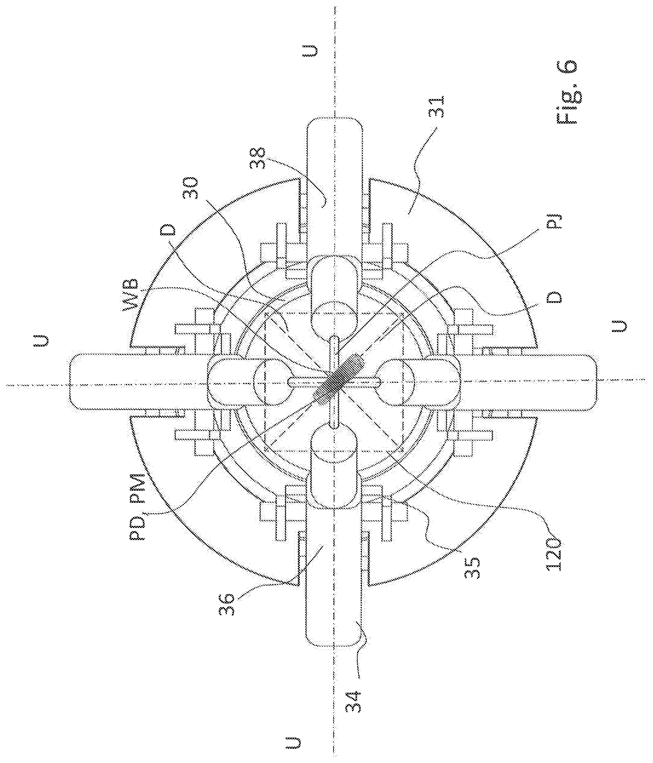 Patent US12350756 Figure 6 – Laser operating machine for additive manufacturing by laser thermal treatment, in particular by fusion, and corresponding method