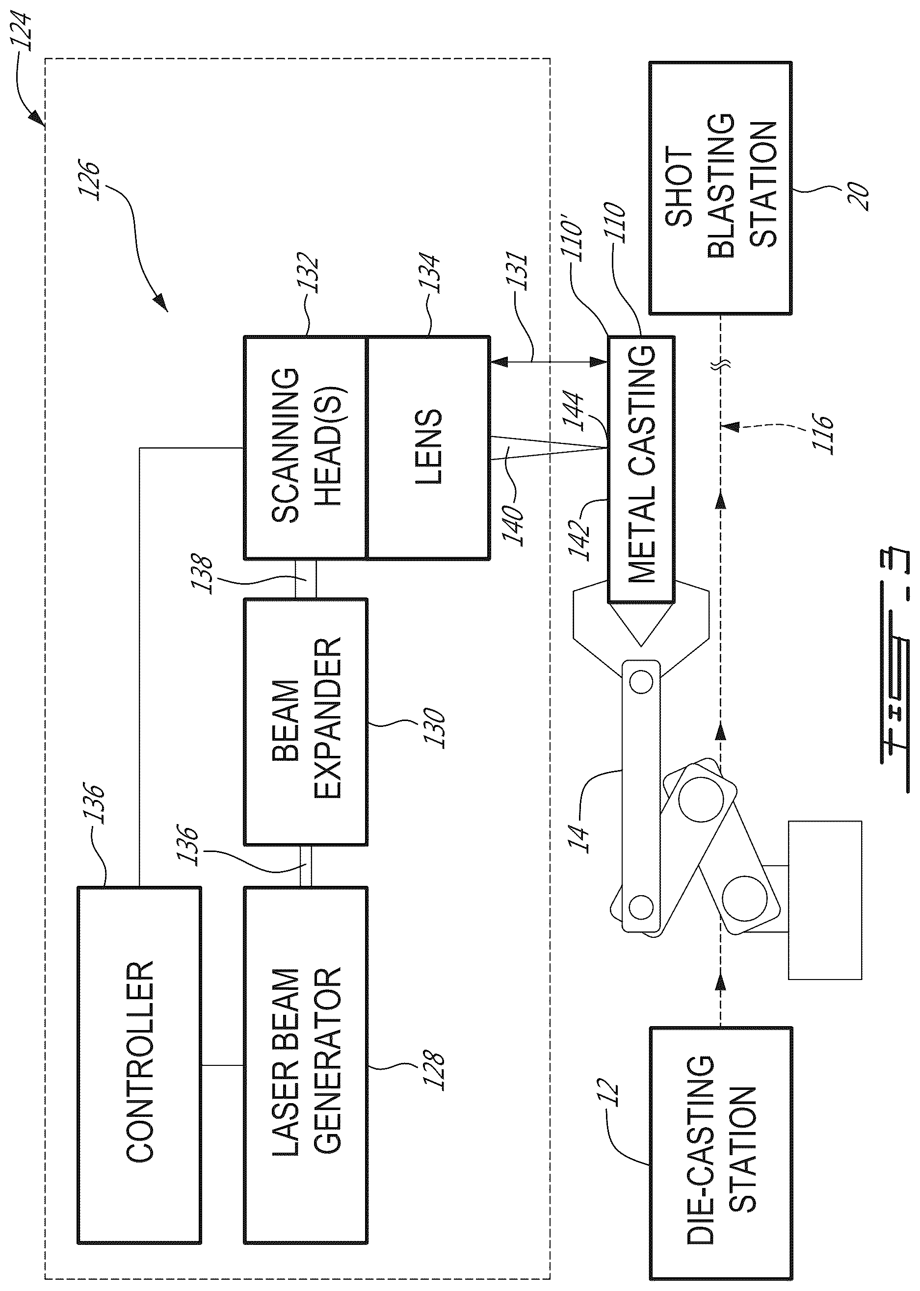 Patent US12350757 Figure 3 – Metal workpieces with shot blast resistant identifiers, methods and systems for laser-marking such identifiers