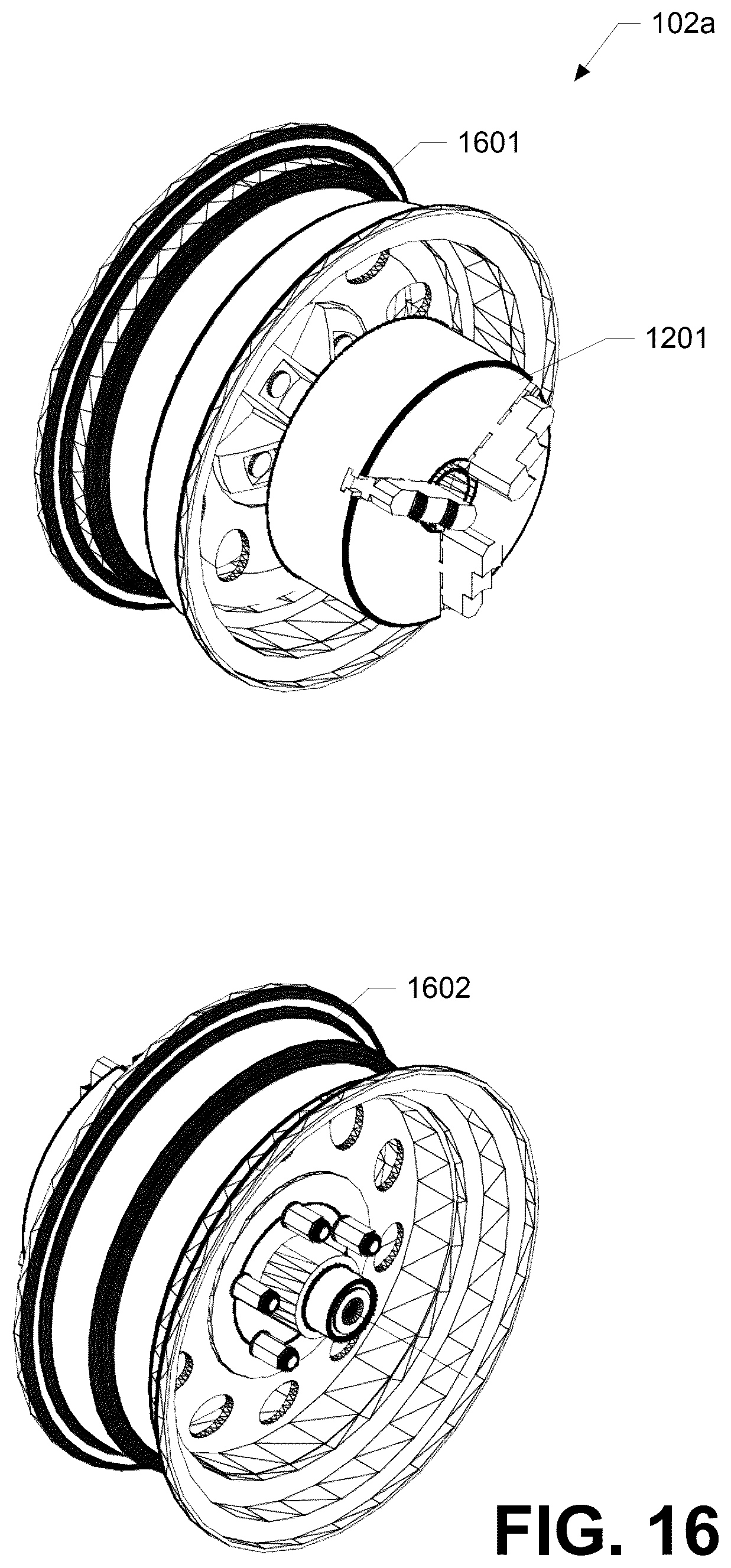 Patent US12350761 Figure 16 – On-site trailer axle manufacturing jig