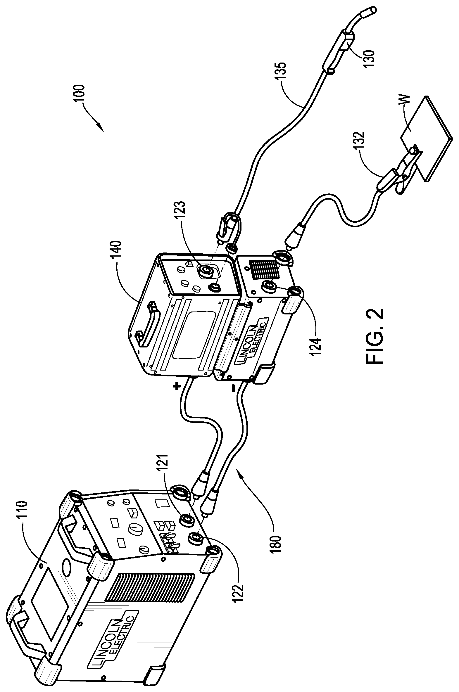 Patent US12350763 Figure 2 – Welding system device detection