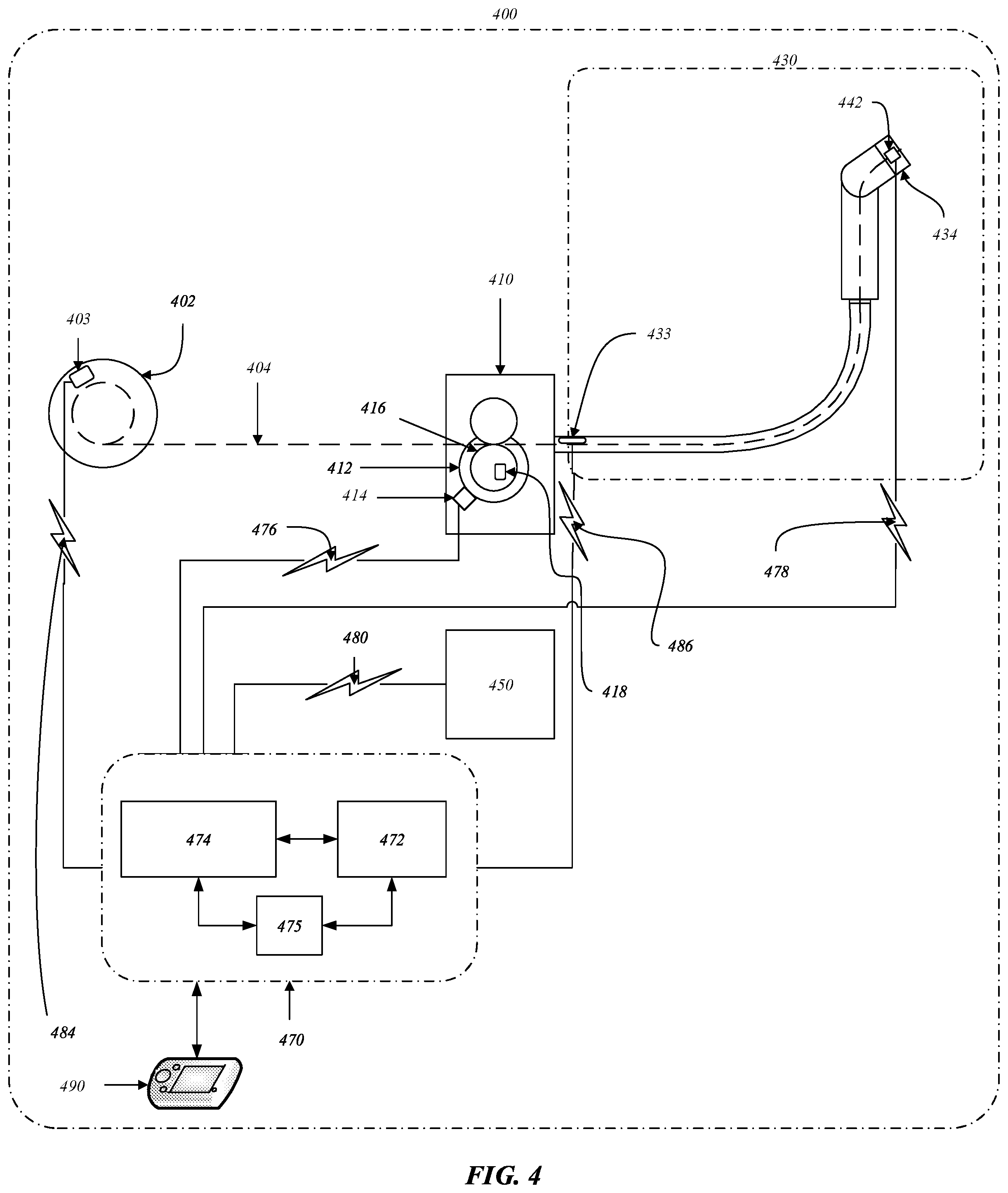 Patent US12350768 Figure 4 – System and method for monitoring resistance in a wire feed device