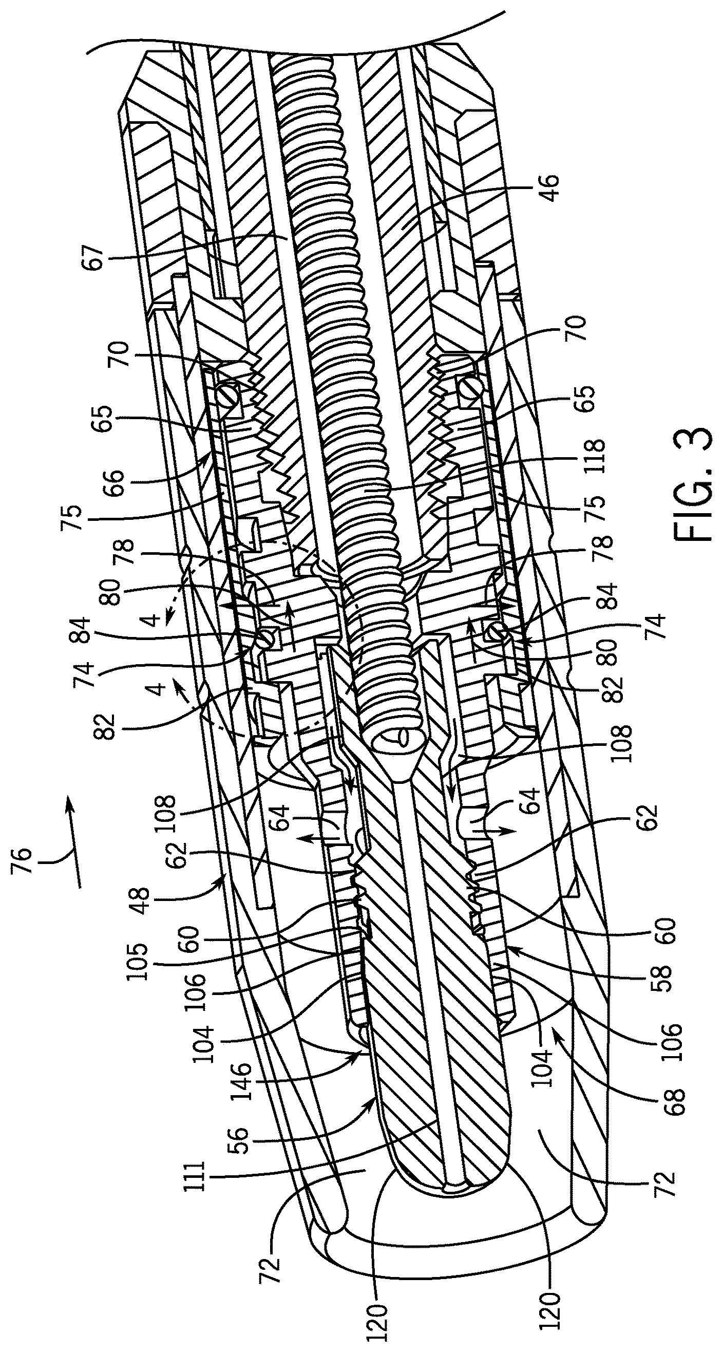 Patent US12350769 Figure 3 – Contact tip, gas diffuser, and nozzle for welding torch