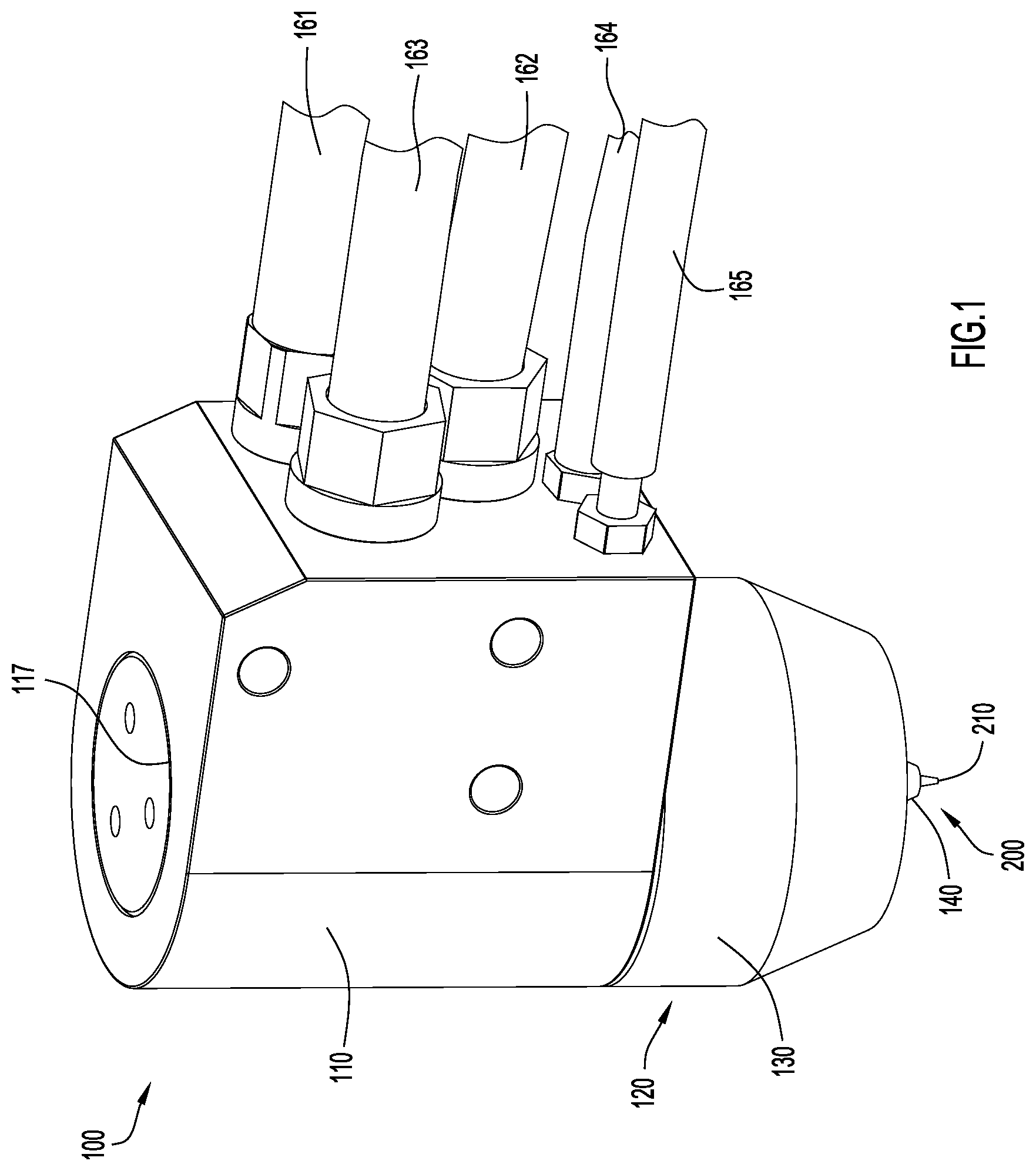 Patent US12350770 Figure 1 – Welder torch body