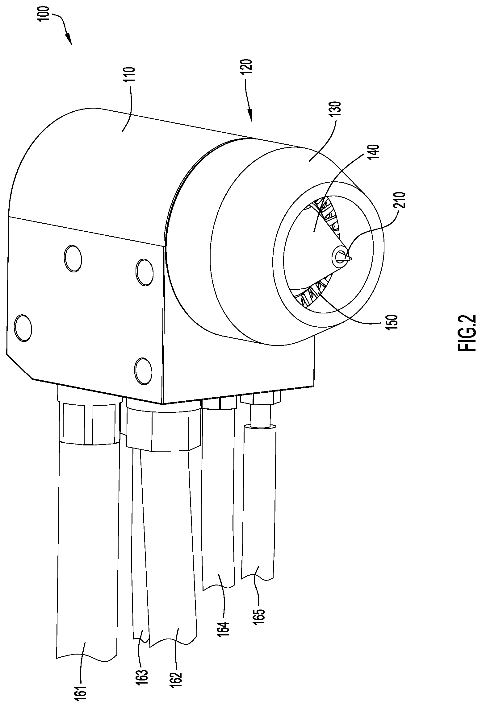Patent US12350770 Figure 2 – Welder torch body