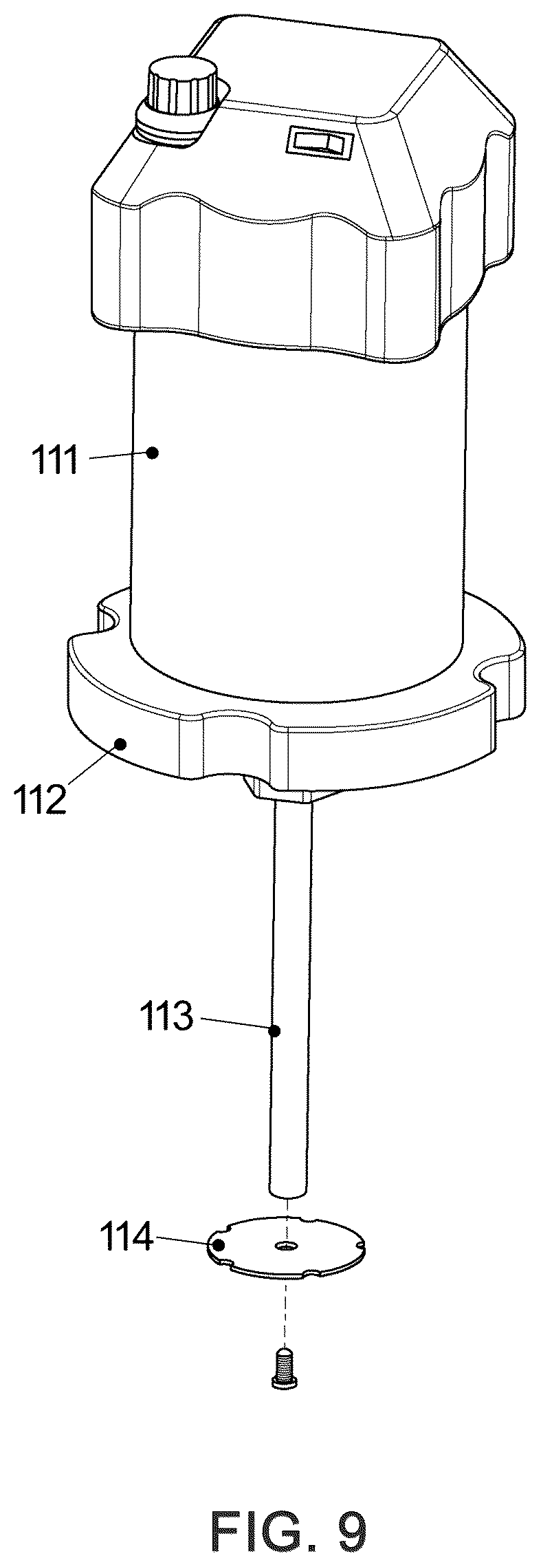 Patent US12350772 Figure 9 – Apparatus and method for extracting a seized yaw piston from a wind turbine housing