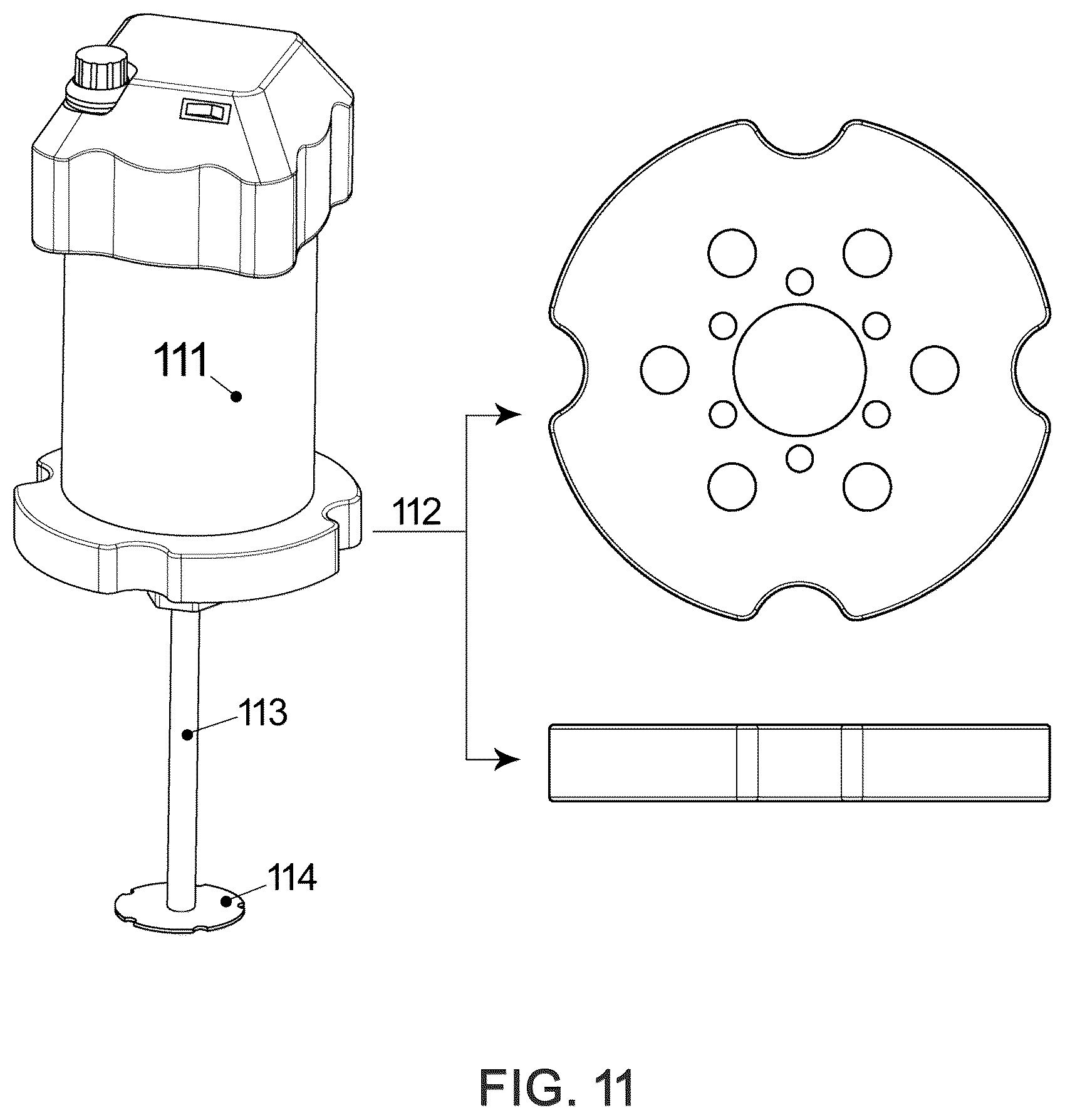 Patent US12350772 Figure 11 – Apparatus and method for extracting a seized yaw piston from a wind turbine housing