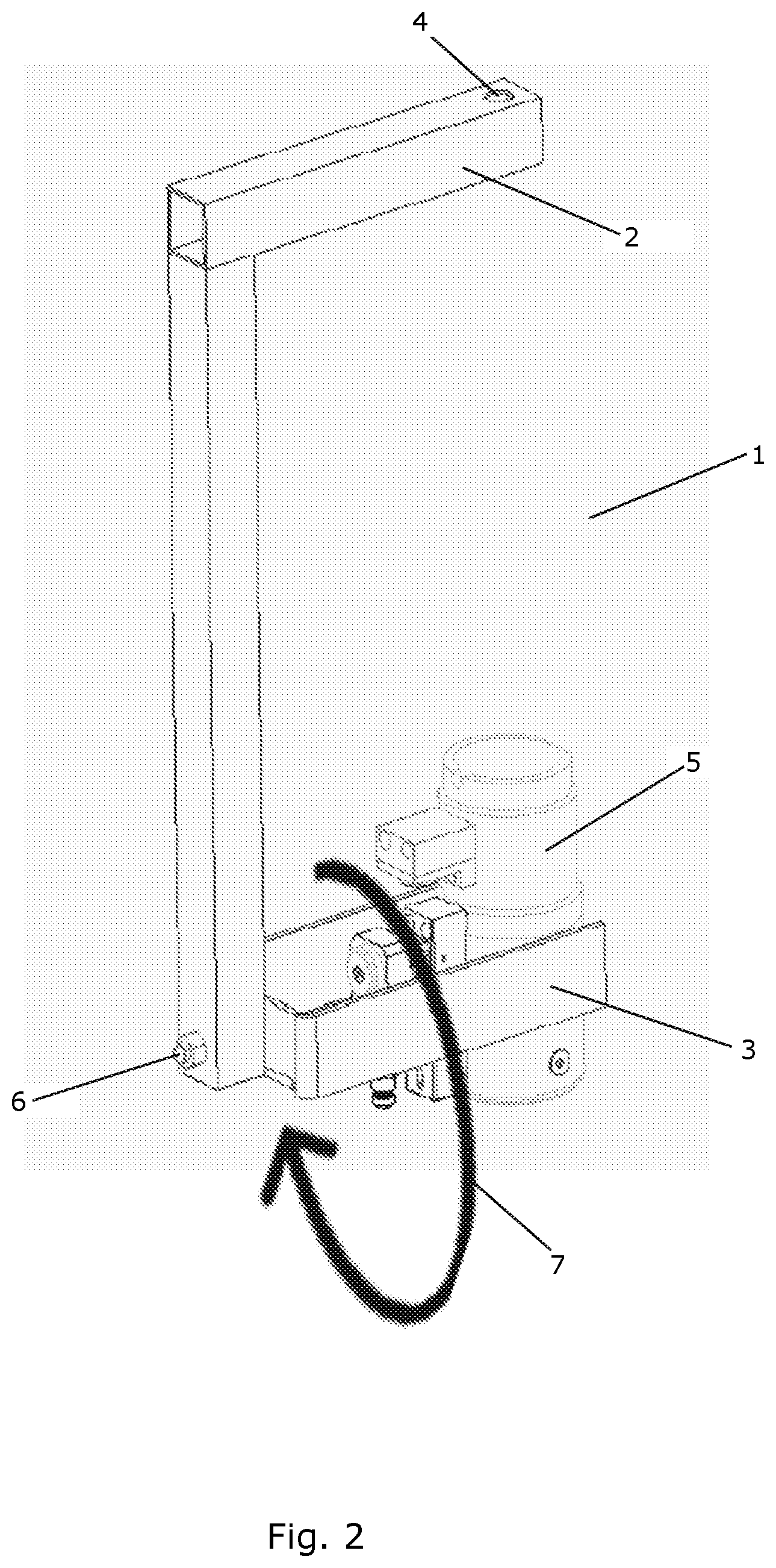 Patent US12350773 Figure 2 – Tool assembly for tensioning tower bolts of a wind turbine tower