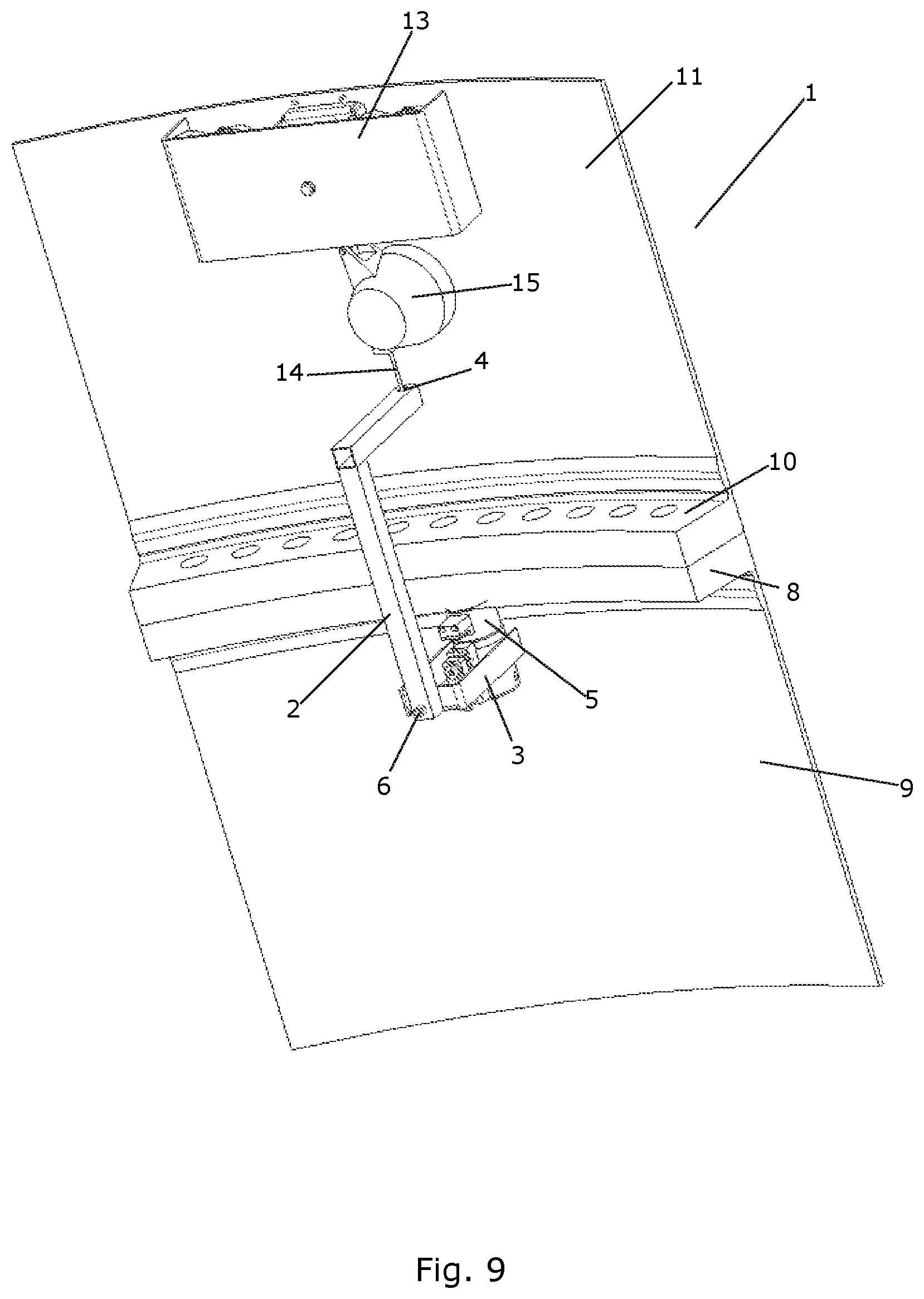 Patent US12350773 Figure 9 – Tool assembly for tensioning tower bolts of a wind turbine tower