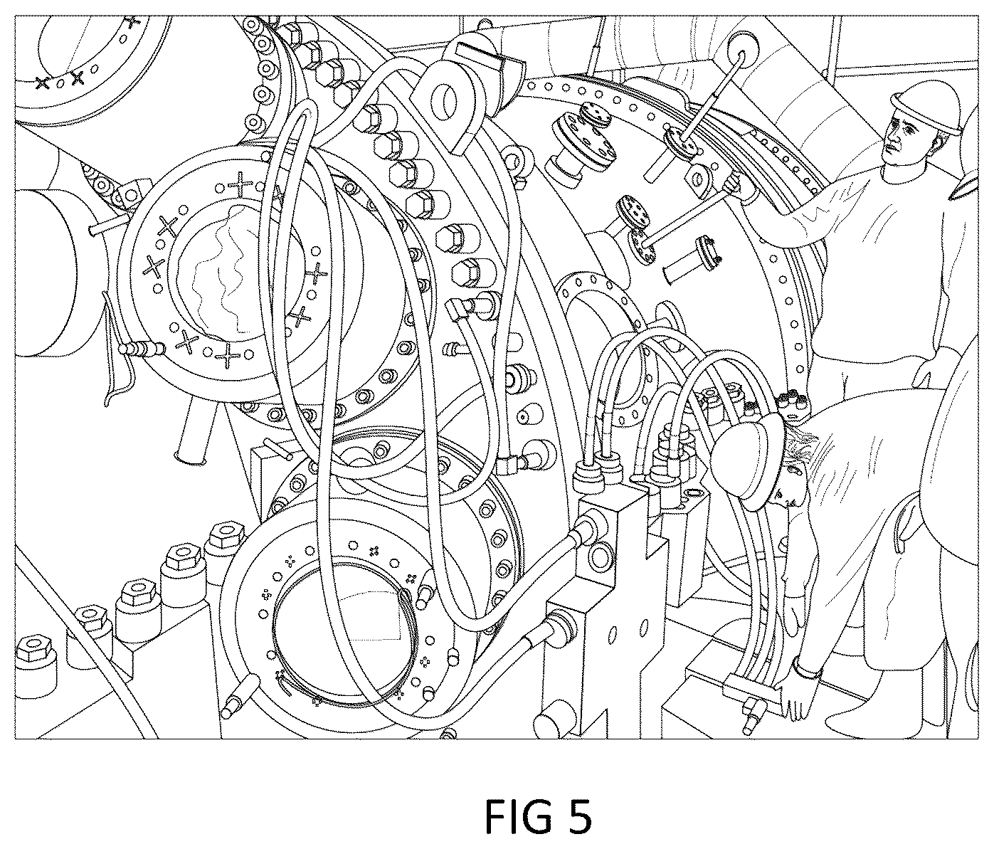 Patent US12350774 Figure 4 – Method and apparatus for fastening in a high fluid pressure environment