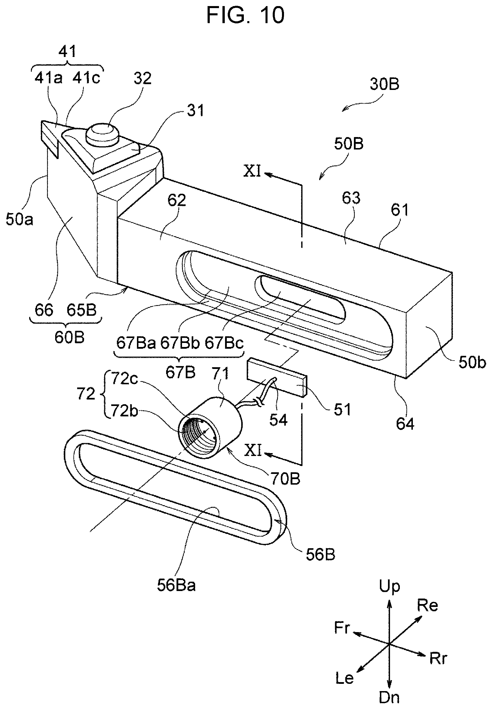Patent US12350778 Figure 10 – Cutting tool, cutting structure, data collection system, and cutting tool holder