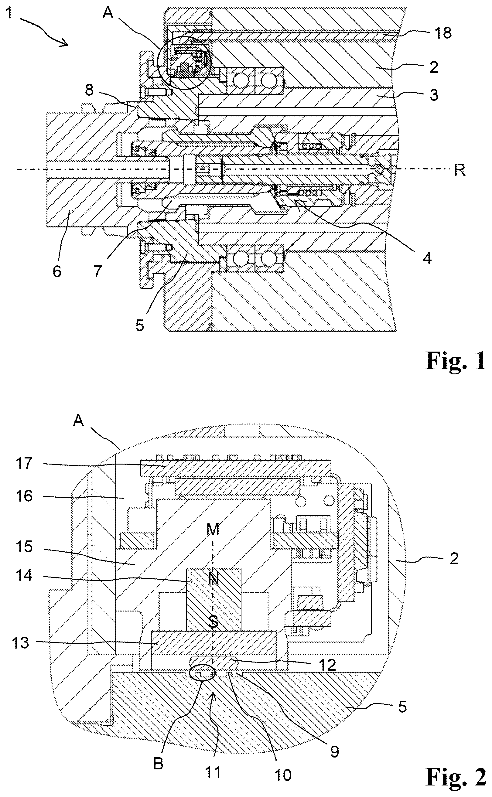 Patent US12350779 Figure 1 – Device and method for monitoring a work spindle