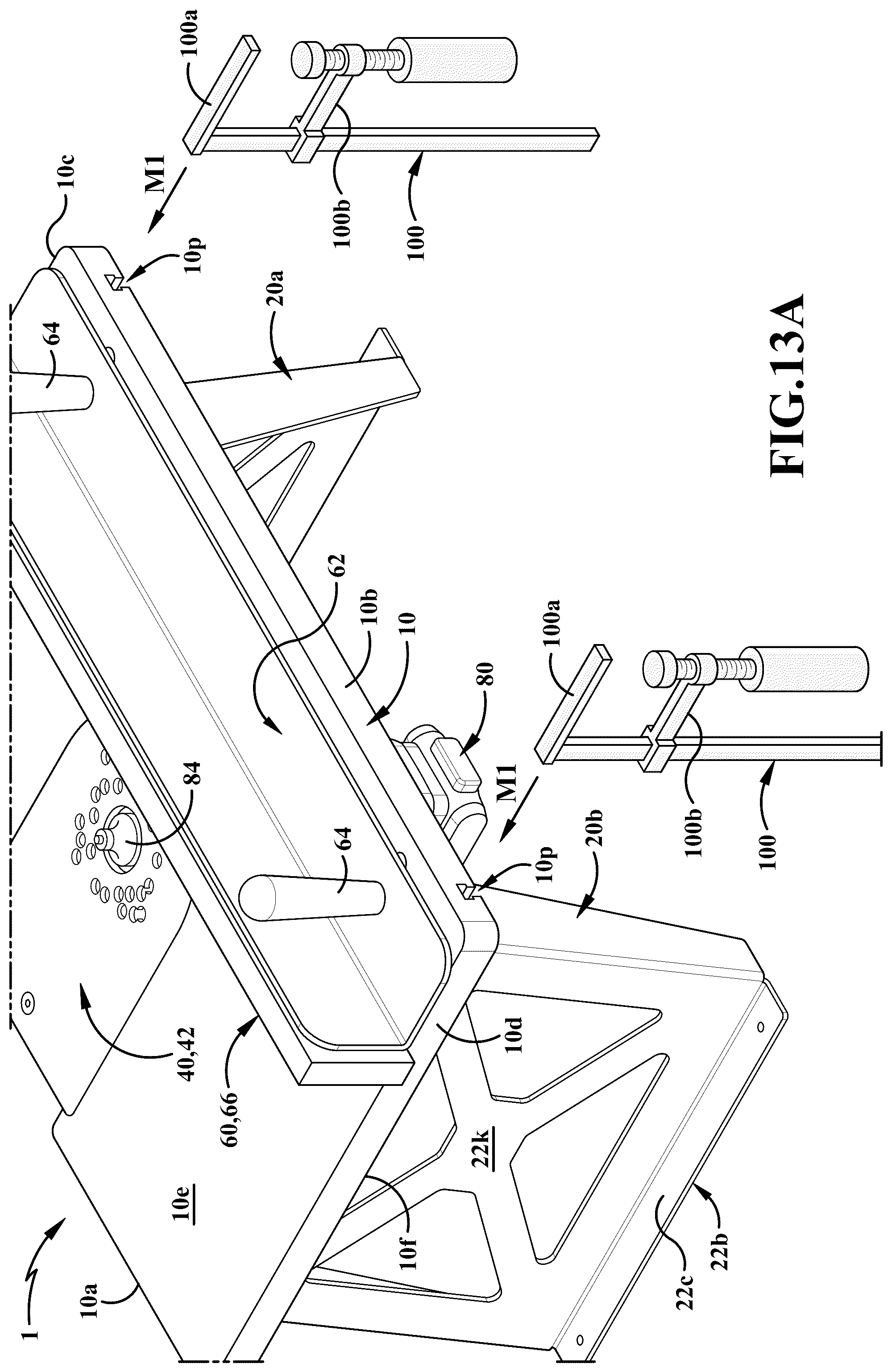 Patent US12350781 Figure 13 – Portable routing system and method of use
