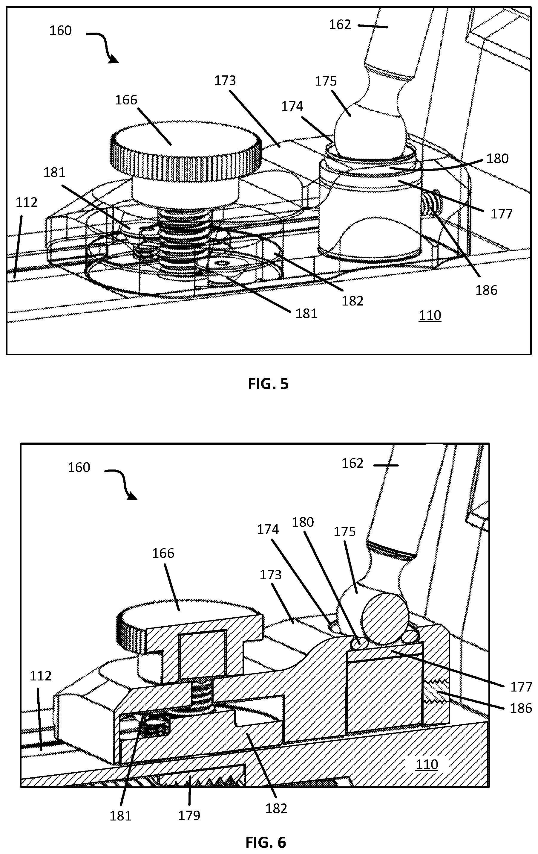 Patent US12350783 Figure 3 – Clamping assembly for a blade sharpener