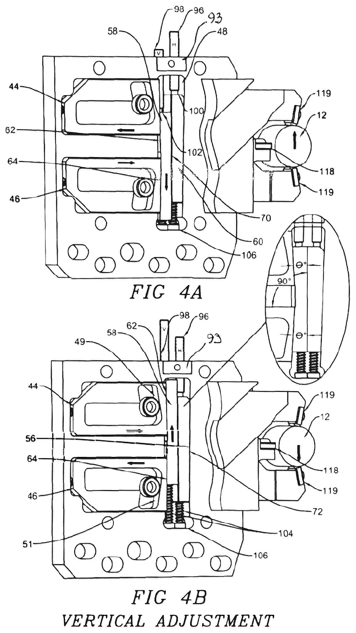 Patent US12350785 Figure 4 – Steady rest with predictable micron-sized adjustment