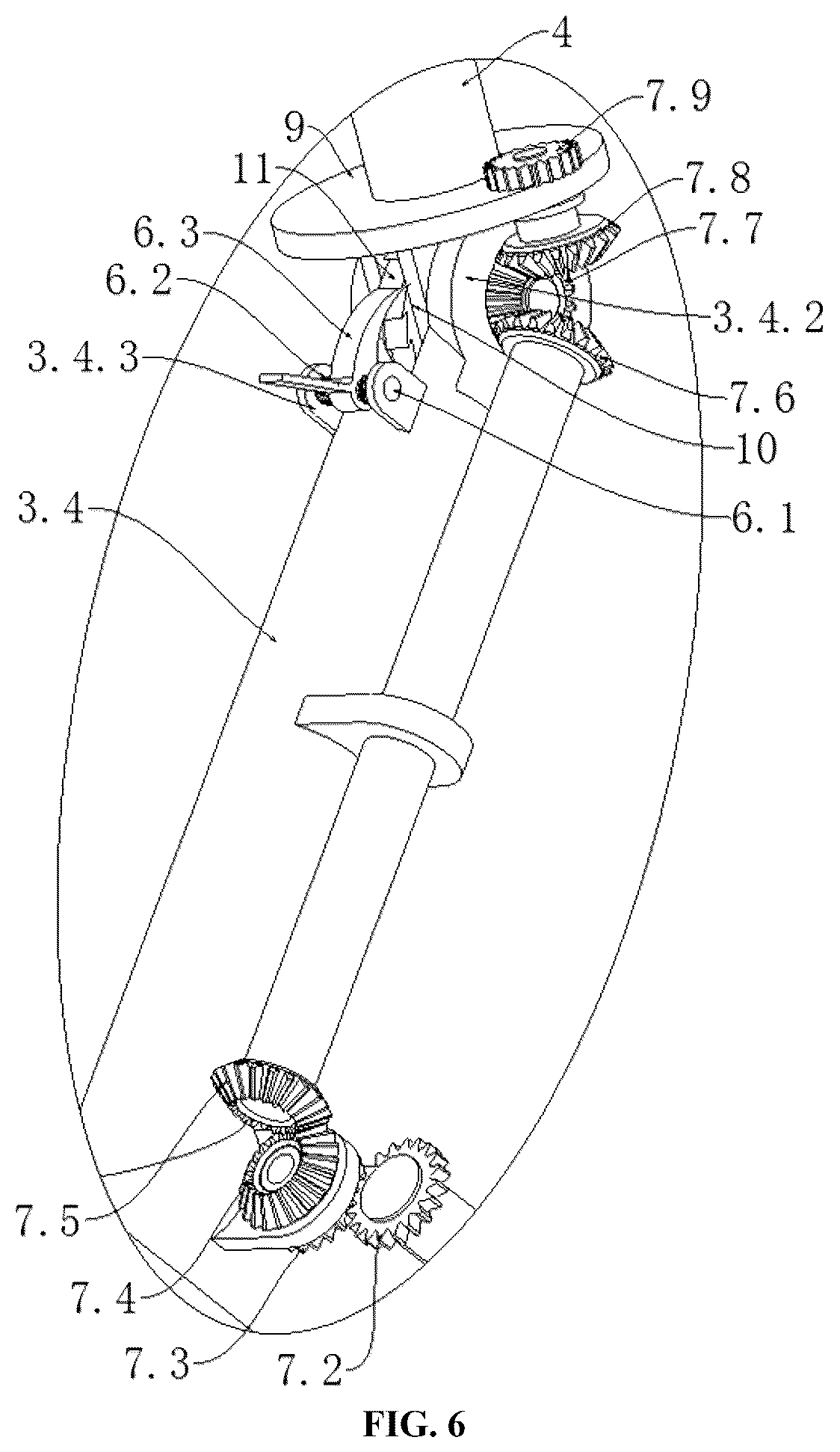 Patent US12350786 Figure 6 – Apparatus for automatically polishing butt weld of ultralong large-diameter pipeline