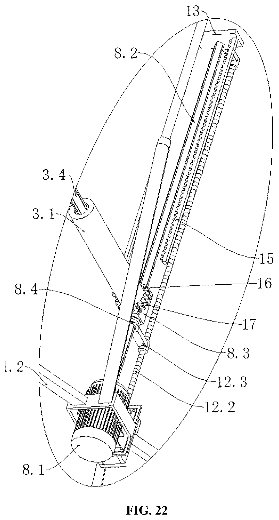 Patent US12350786 Figure 19 – Apparatus for automatically polishing butt weld of ultralong large-diameter pipeline