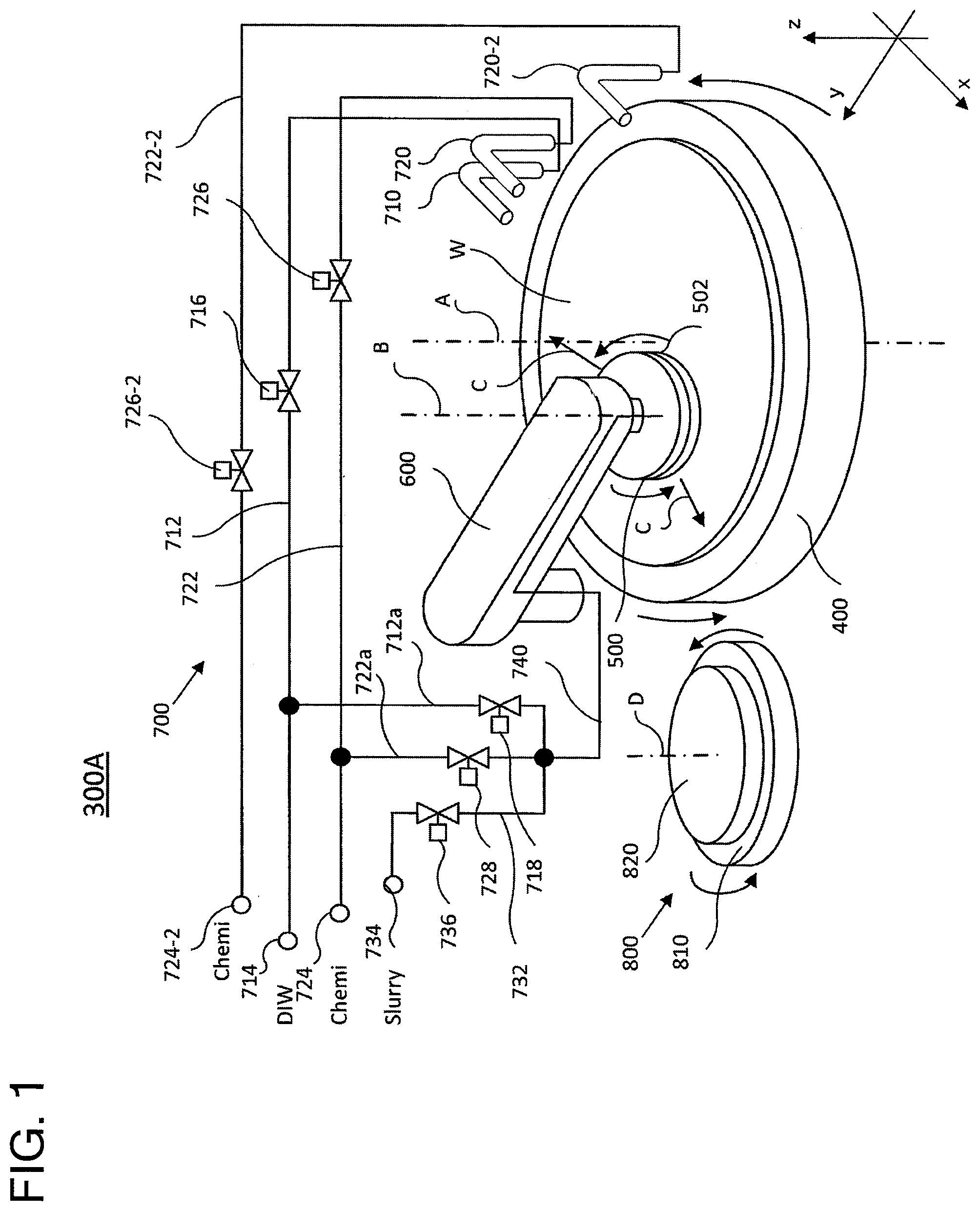Patent US12350787 Figure 1 – Substrate processing apparatus