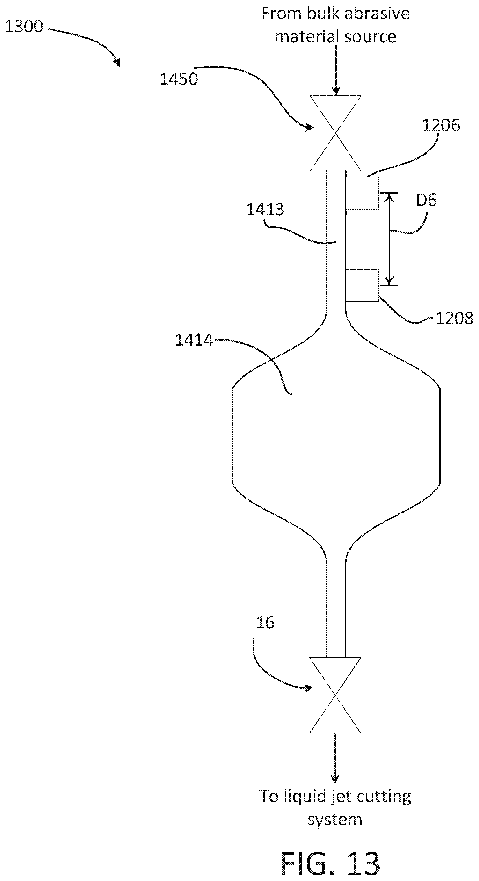 Patent US12350790 Figure 13 – Measuring abrasive flow rates in a conduit