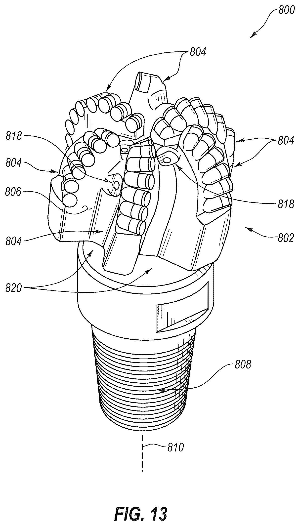 Patent US12350792 Figure 13 – Polycrystalline diamond, polycrystalline diamond compacts, methods of making same, and applications