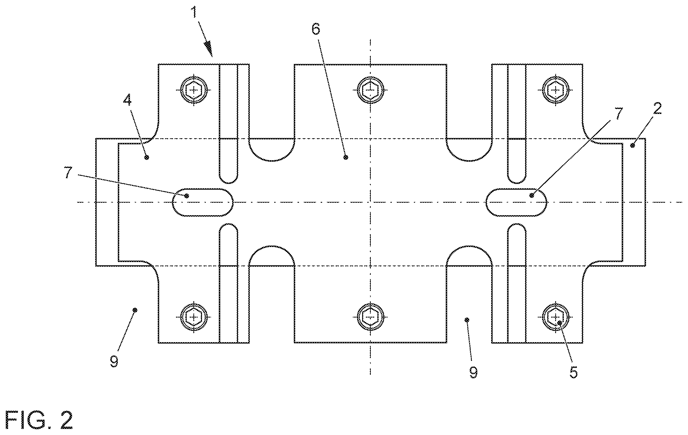 Patent US12350796 Figure 2 – Clamping system for the flexible production of lithium-ion batteries