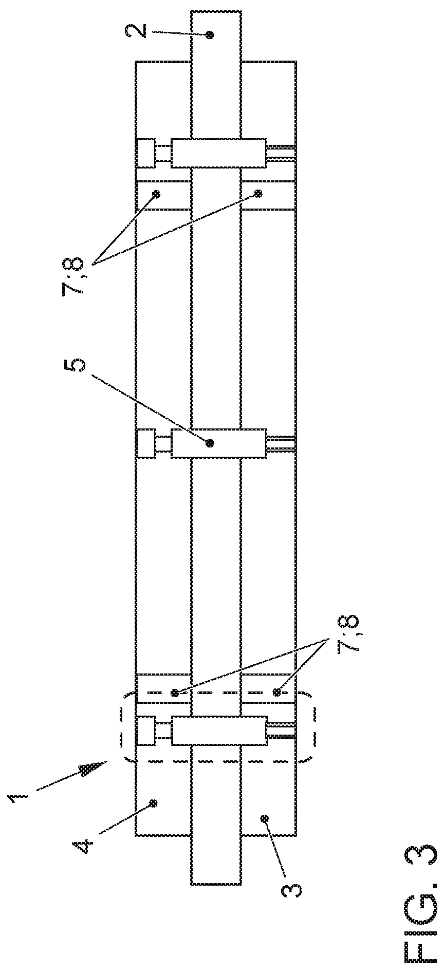 Patent US12350796 Figure 3 – Clamping system for the flexible production of lithium-ion batteries