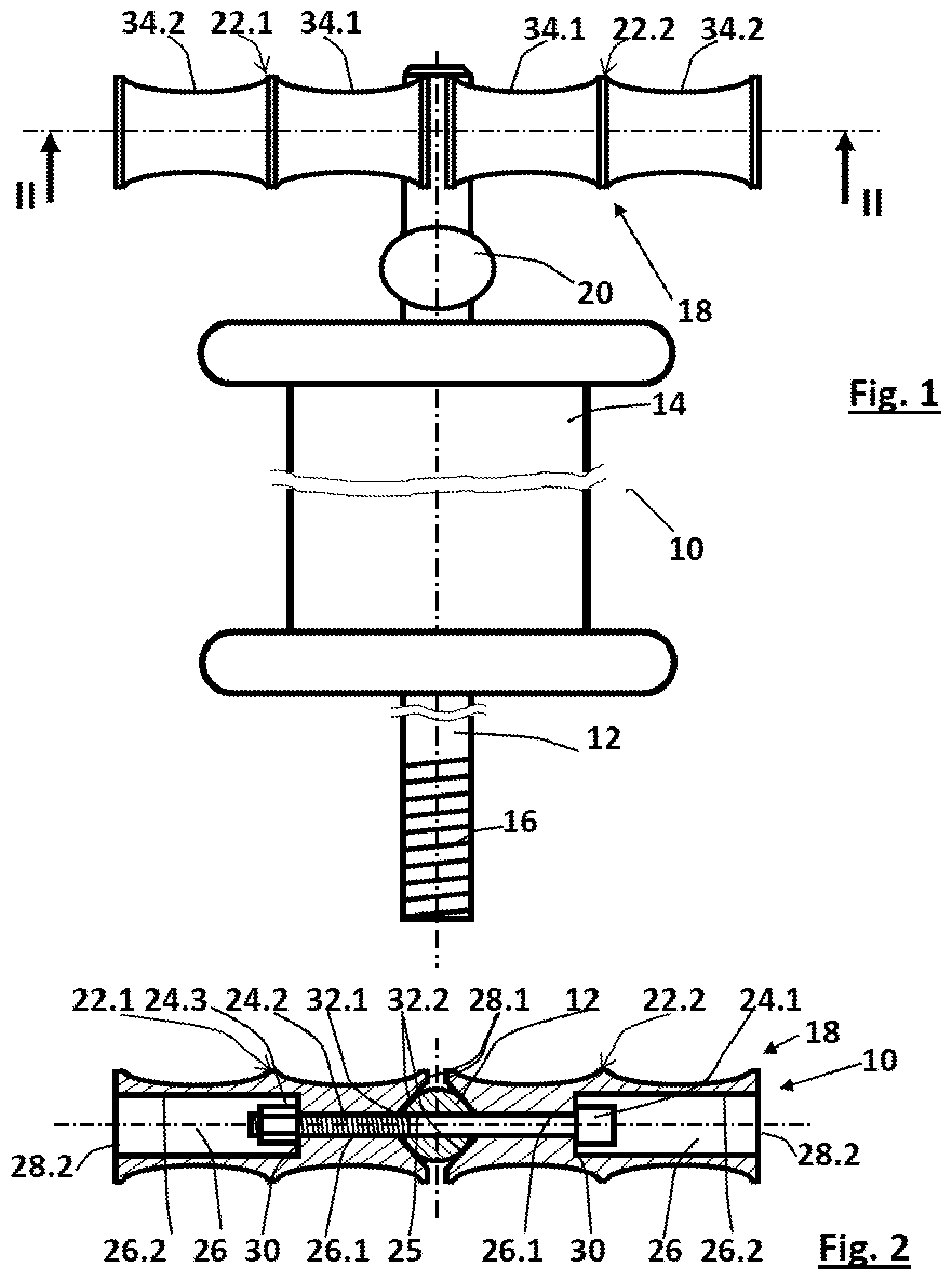 Patent US12350800 Figure 1 – Slide hammer